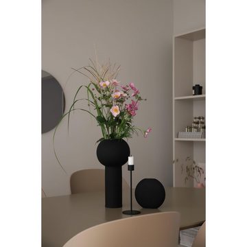 Cooee Design Dekovase Vase Pastille Schwarz (15cm)