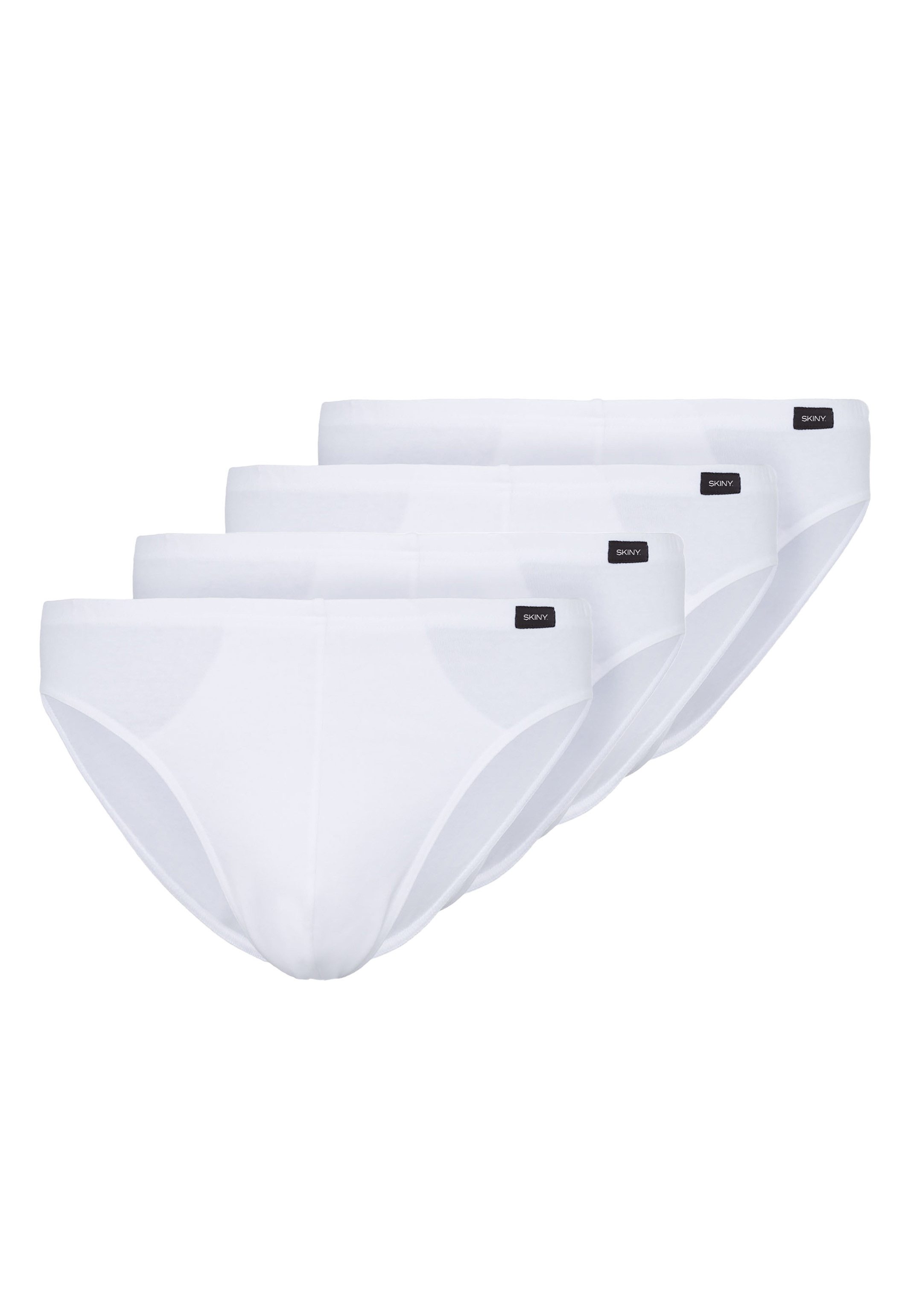 Skiny Slip 4er Pack Basic (Spar-Set, 4-St) Slip / Unterhose - Baumwolle - Ohne Eingriff - Atmungsaktiv