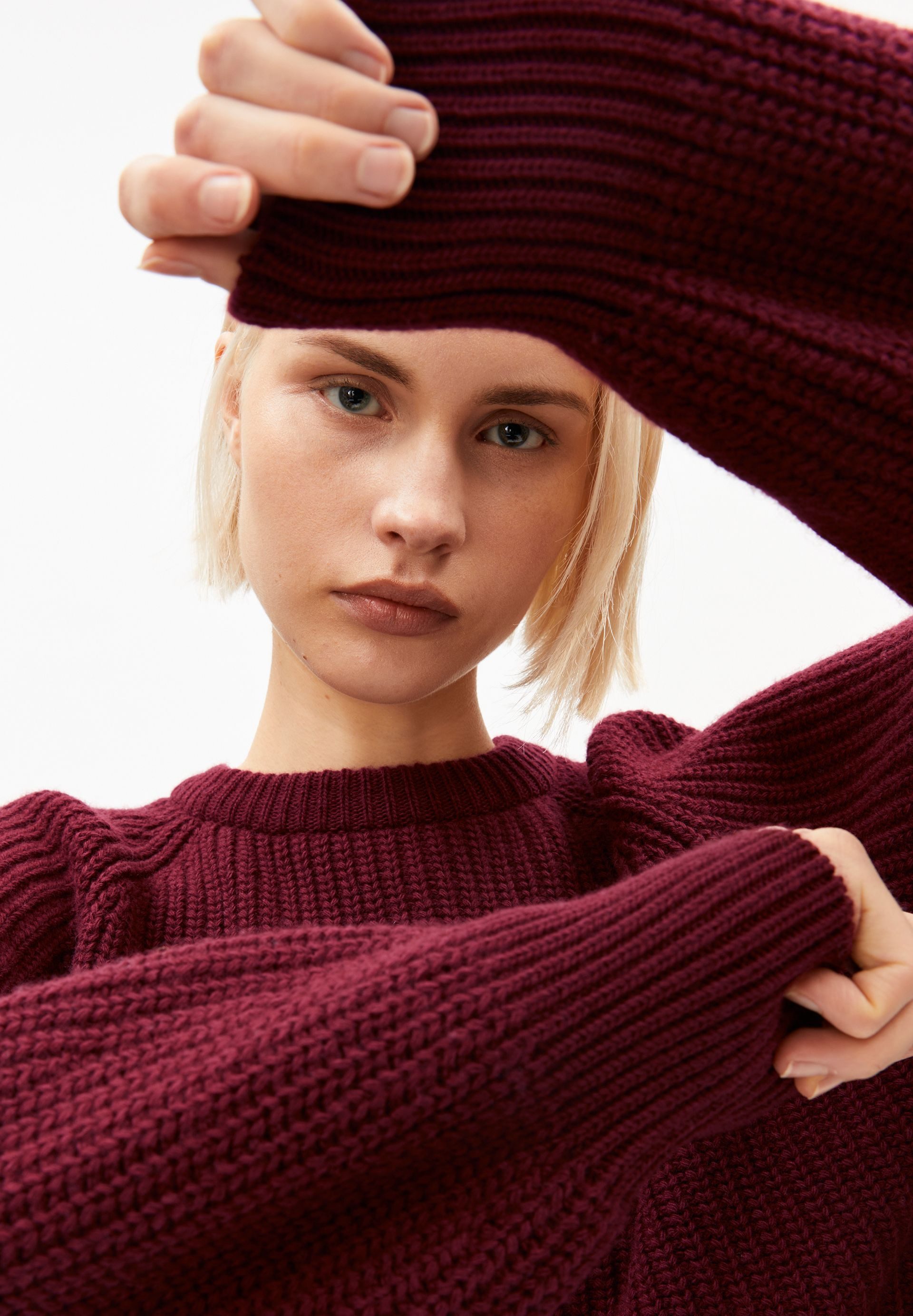 Armedangels Strickpullover KAAGI Pullover aus Bio-Woll Mix Loose Fit