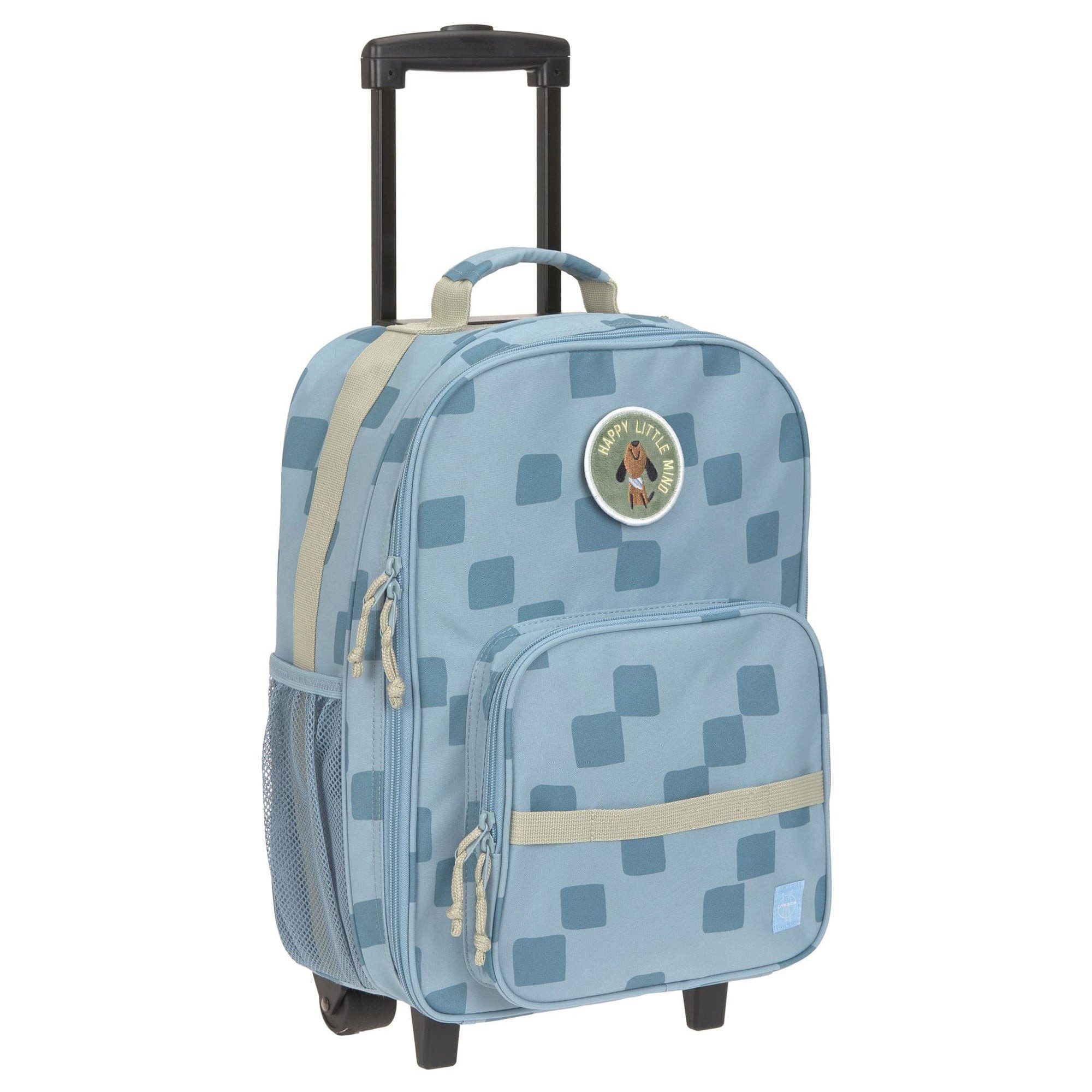 LÄSSIG Kinderkoffer Pattern Party - 2-Rollen-Kindertrolley 46 cm (blue)