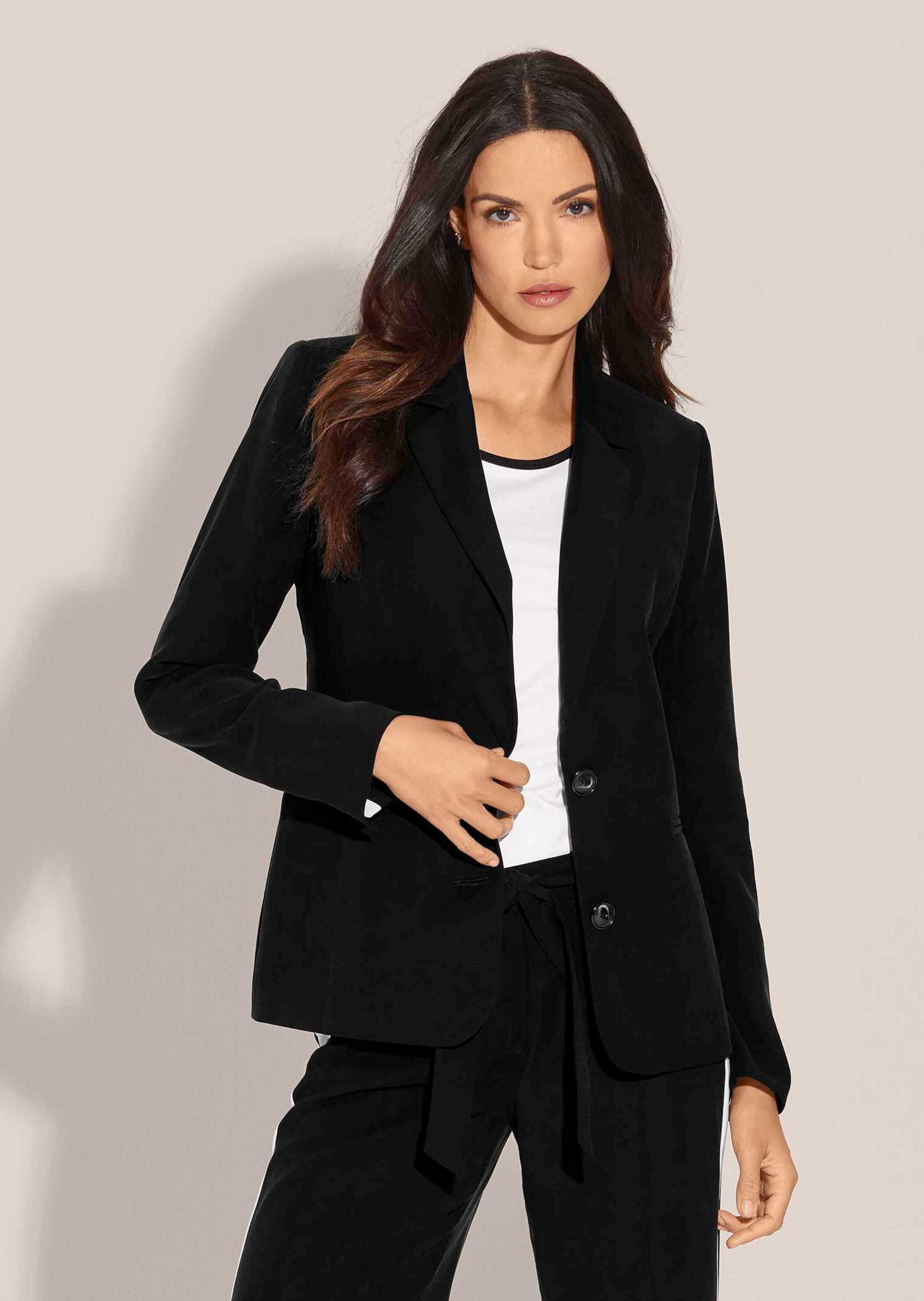 MADELEINE Kurzblazer Blazer mit Kontrast-Akzenten günstig online kaufen