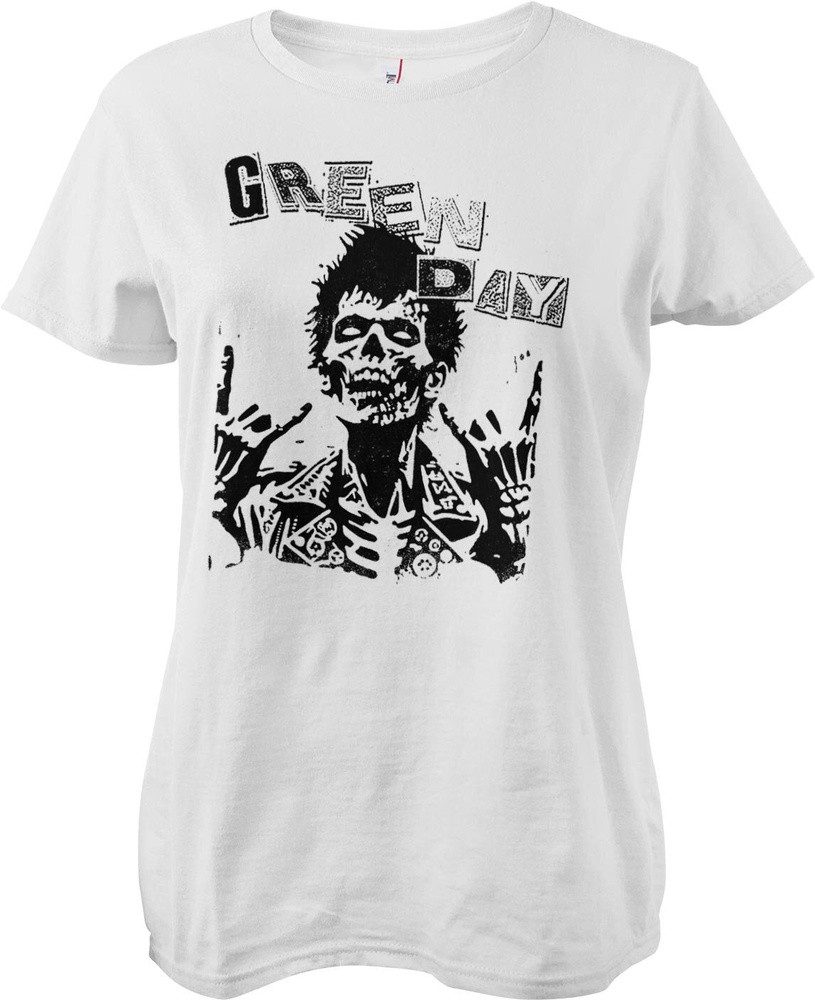 Green Day T-Shirt Billy Joe Zombie Girly Tee