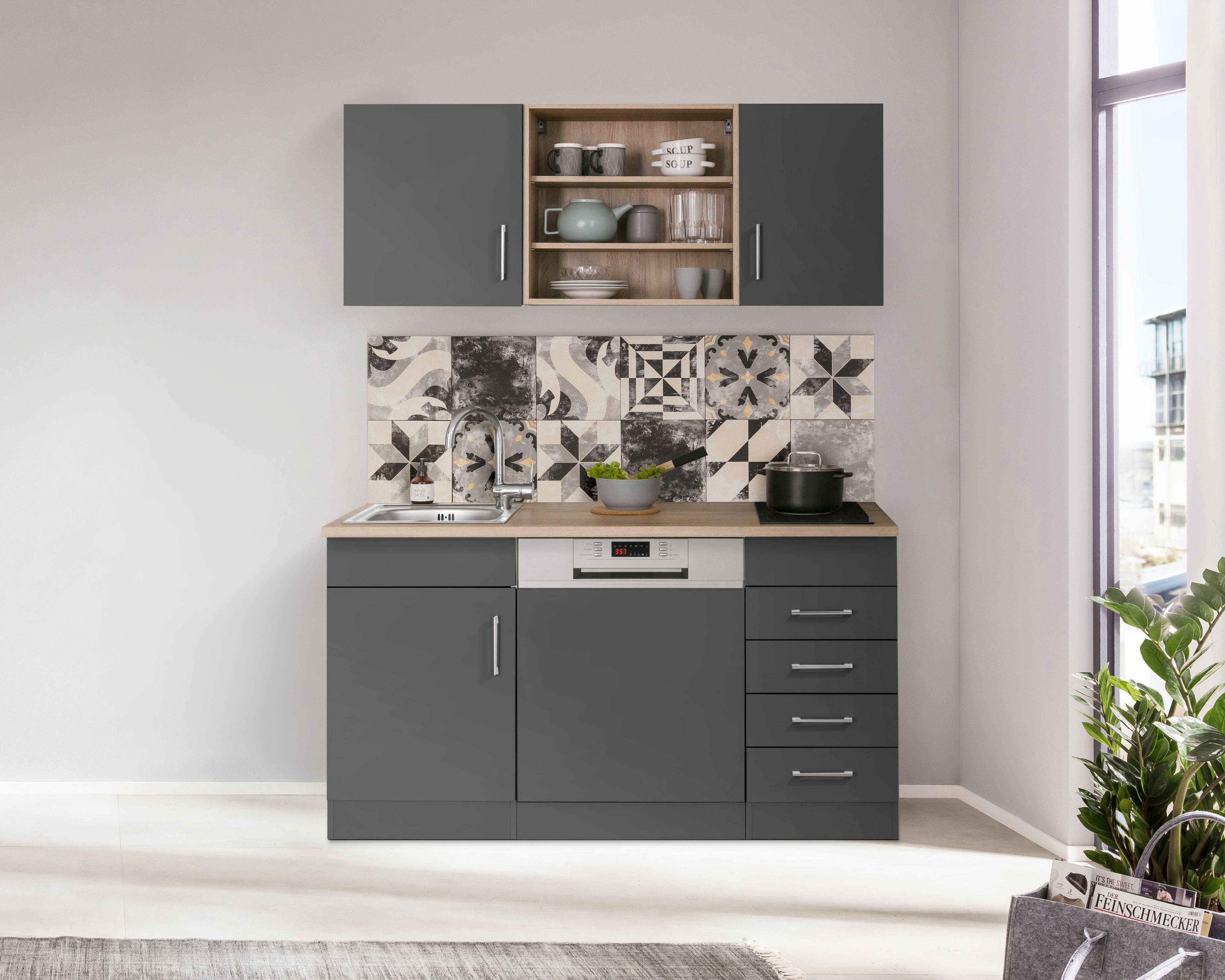 KOCHSTATION Pantryküche KS-Mali, Breite 150 cm, günstig online kaufen