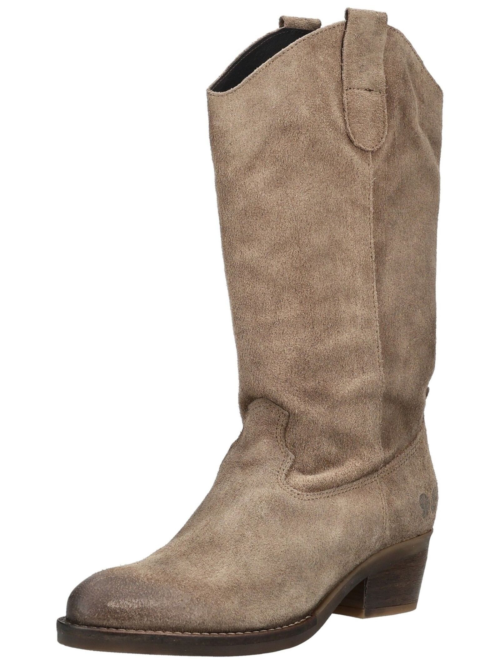 Felmini Stiefel Veloursleder . Bikerboots