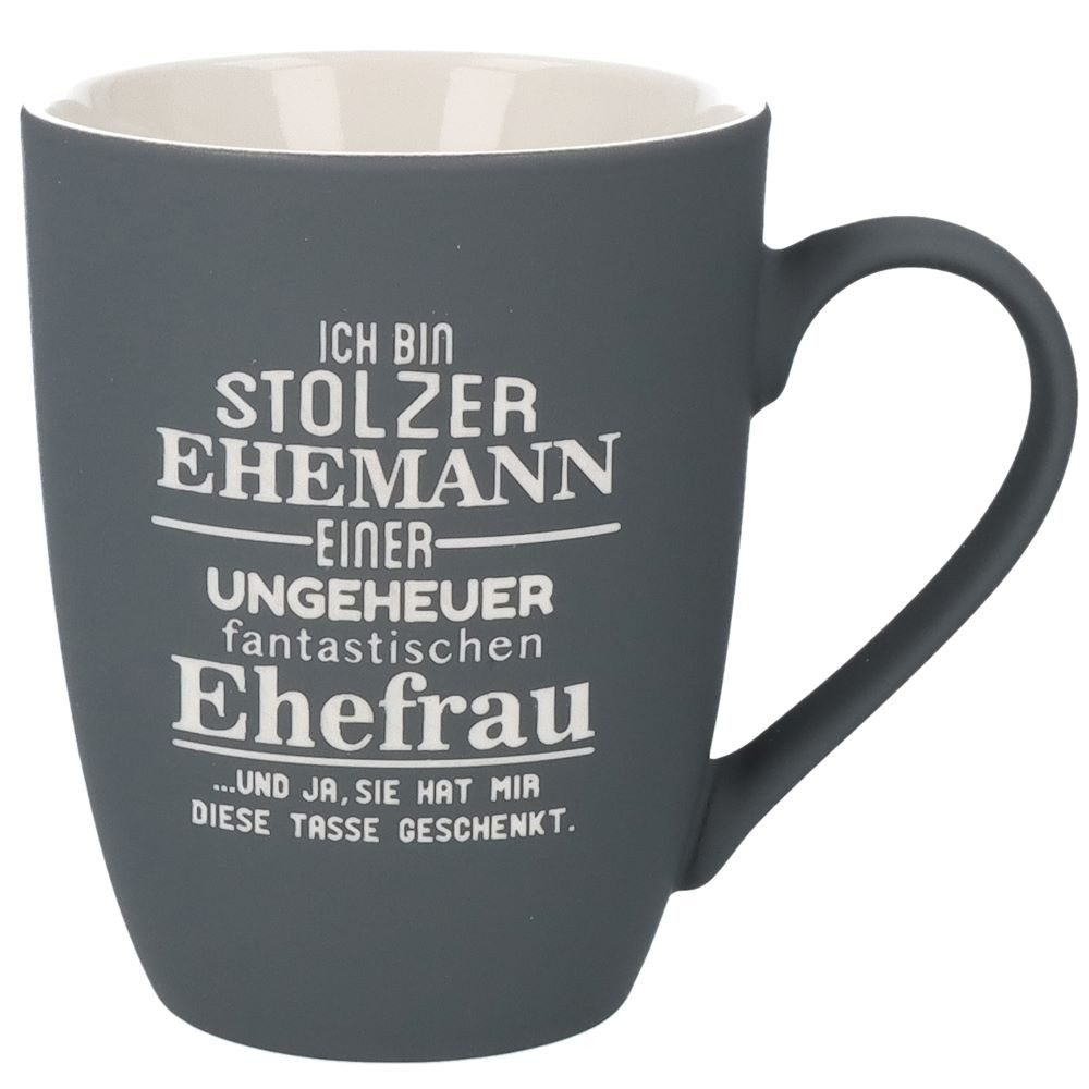 Spruchreif® Tasse SOFT-TOUCH-Tasse mit Gravur · Hochzeitsgeschenk · Valentinstag