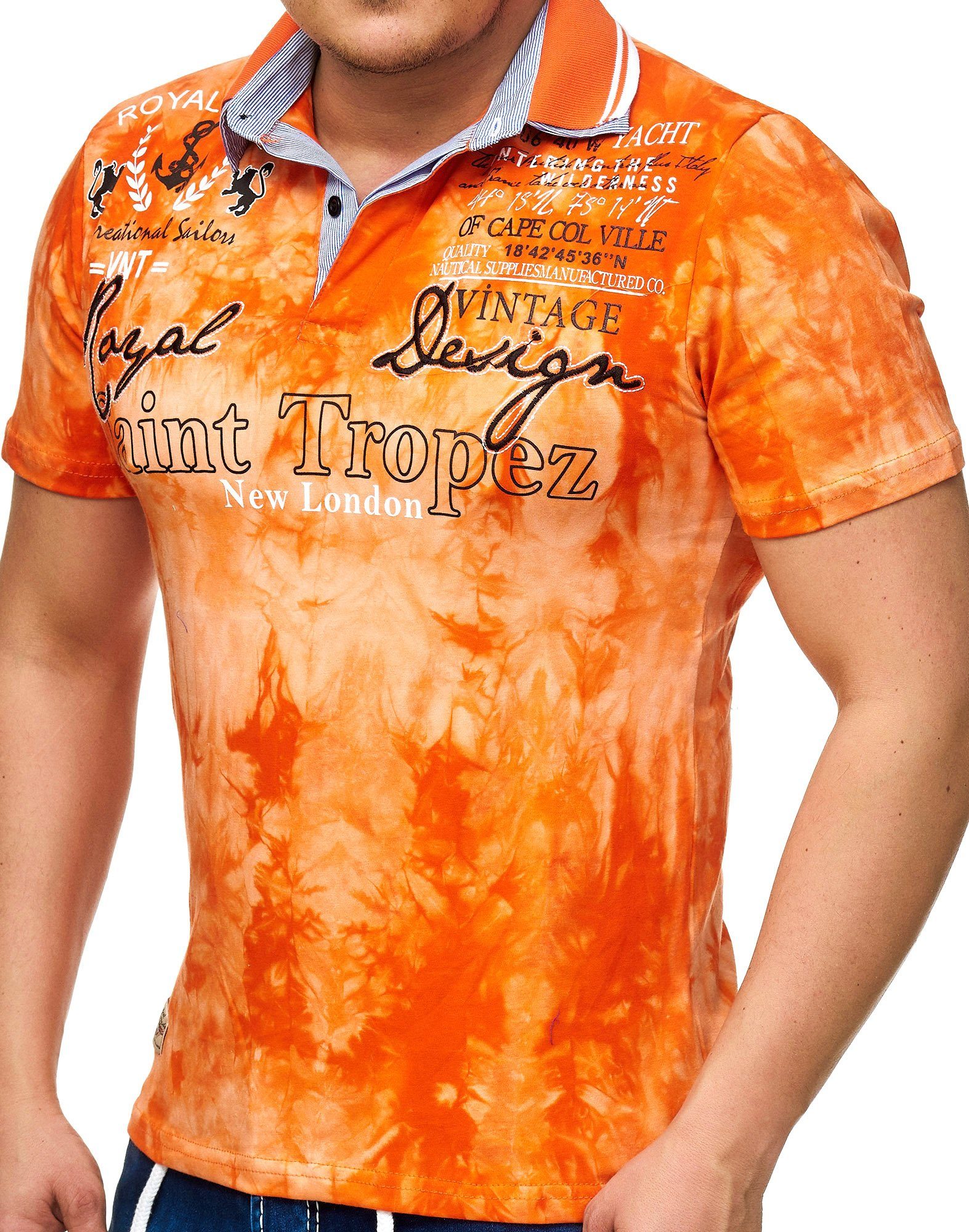 L.gonline Poloshirt Herren Polo Shirt Royal günstig online kaufen