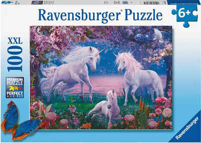 Ravensburger Puzzle Bezaubernde Einhörner, 100 Puzzleteile, Made in Germany; FSC®- schützt Wald - weltweit