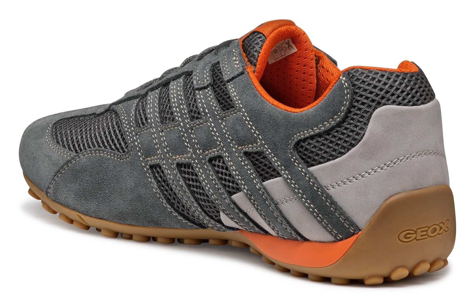 Geox U SNAKE ORIGINAL Schnürschuh, Schnürschuh, Freizeitschuh, Trekking Sneaker mit Lederinnensohle