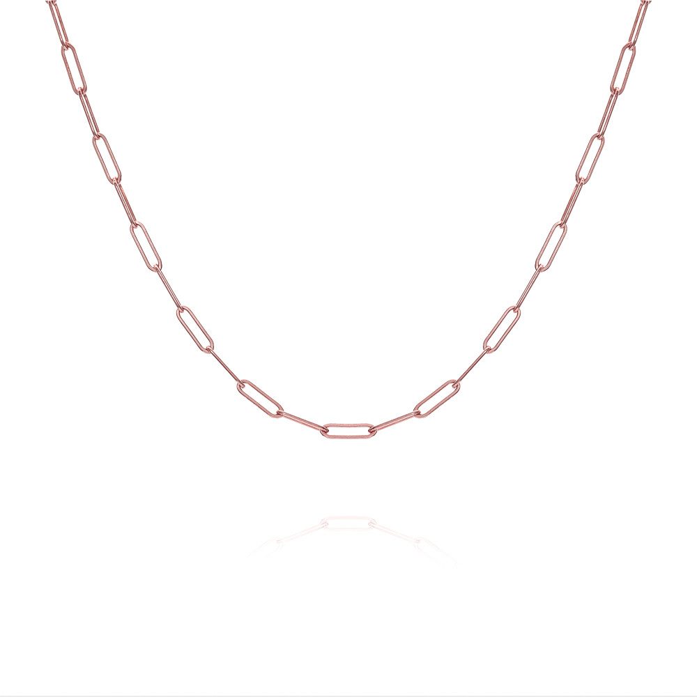 CLASSYANDFABULOUS Jewelry Gliederkette VALDA LARGE Chain - 14k Roségold filled