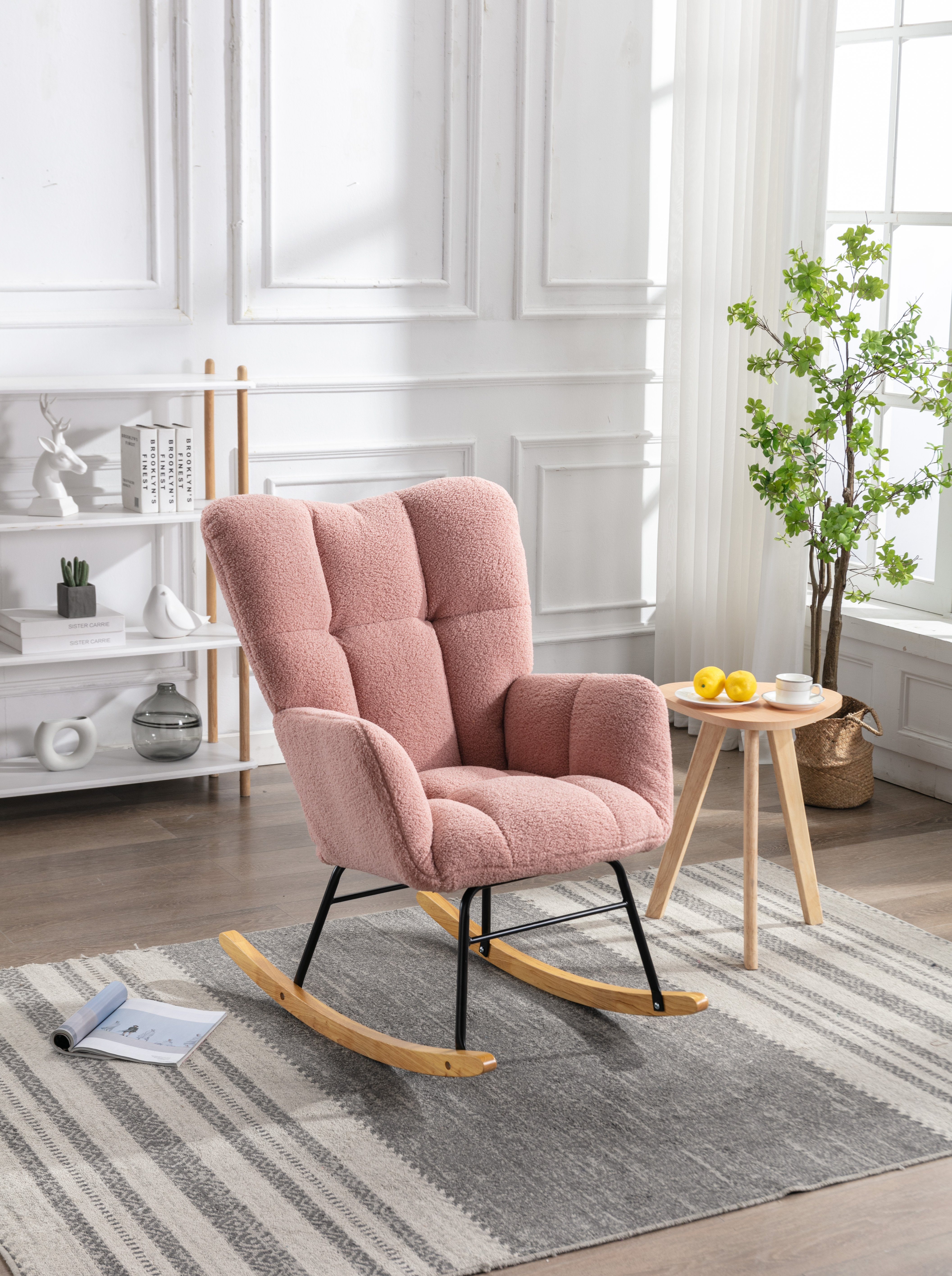 HAUSS SPOLE Schaukelstuhl Stillsessel Relaxsessel Wohnzimmersessel günstig online kaufen