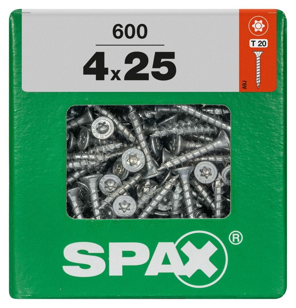 SPAX Holzbauschraube Spax Universalschrauben 4.0 x 25 mm TX 20 - 600 | Schrauben