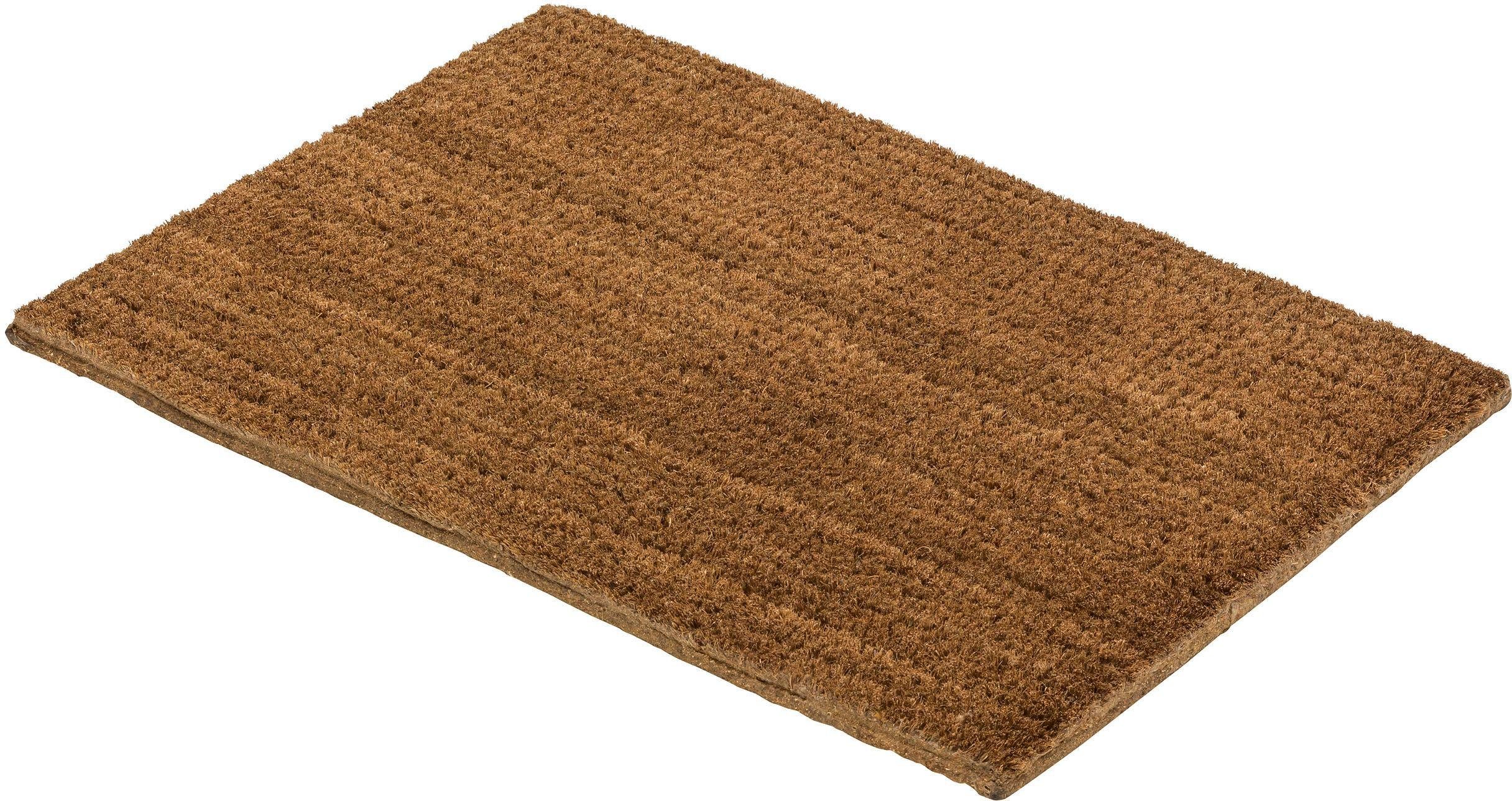 Eco Kokosmatte, Höhe: Coco Fußmatte In -und 555, Outdoor ASTRA, geeignet 16 mm, rechteckig, Schmutzfangmatte,