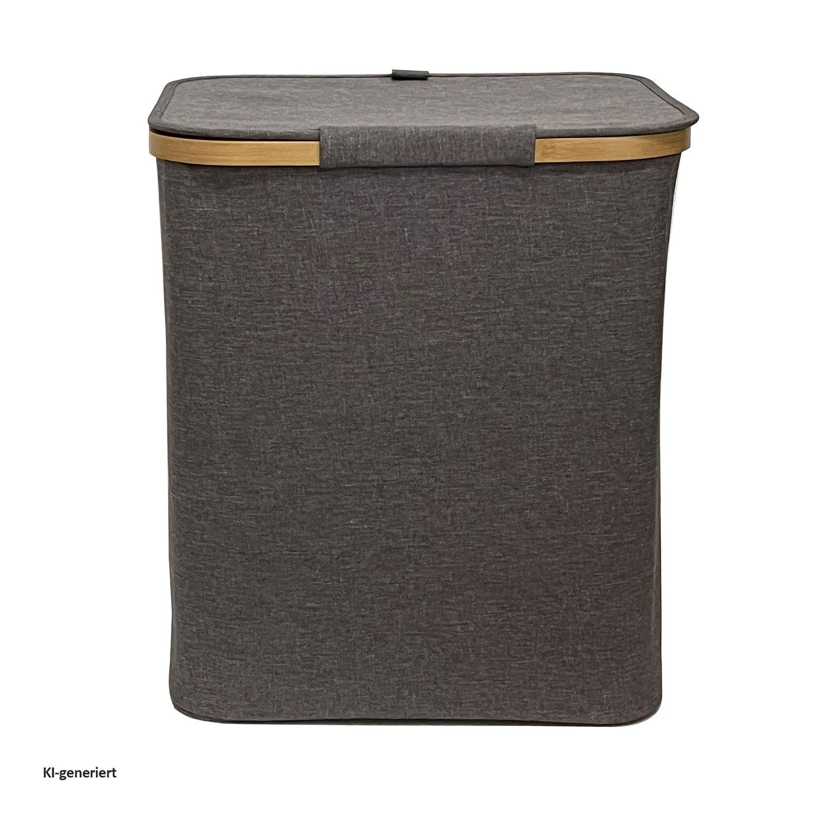 HTI-Living Aufbewahrungsbox Wäschebehälter mit Deckel Aufbewahrungsbox (Stück, 1 St., 1 Aufbewahrungsbox), Aufbewahrung Ordnungsbox Wäschesammler 60 Liter – Bild 4 von 5