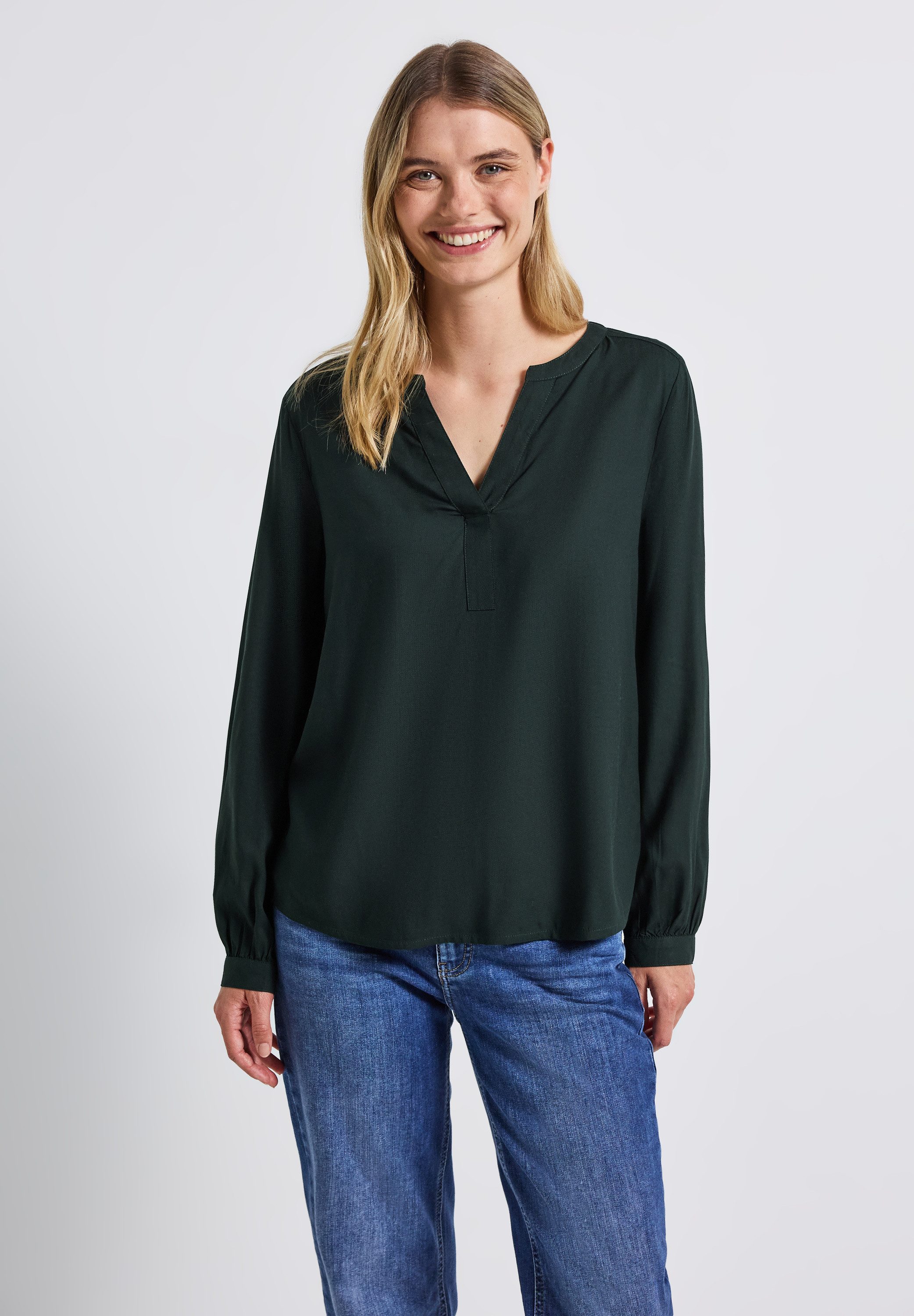 STREET ONE Langarmbluse Sommerbluse, Tunika mit günstig online kaufen