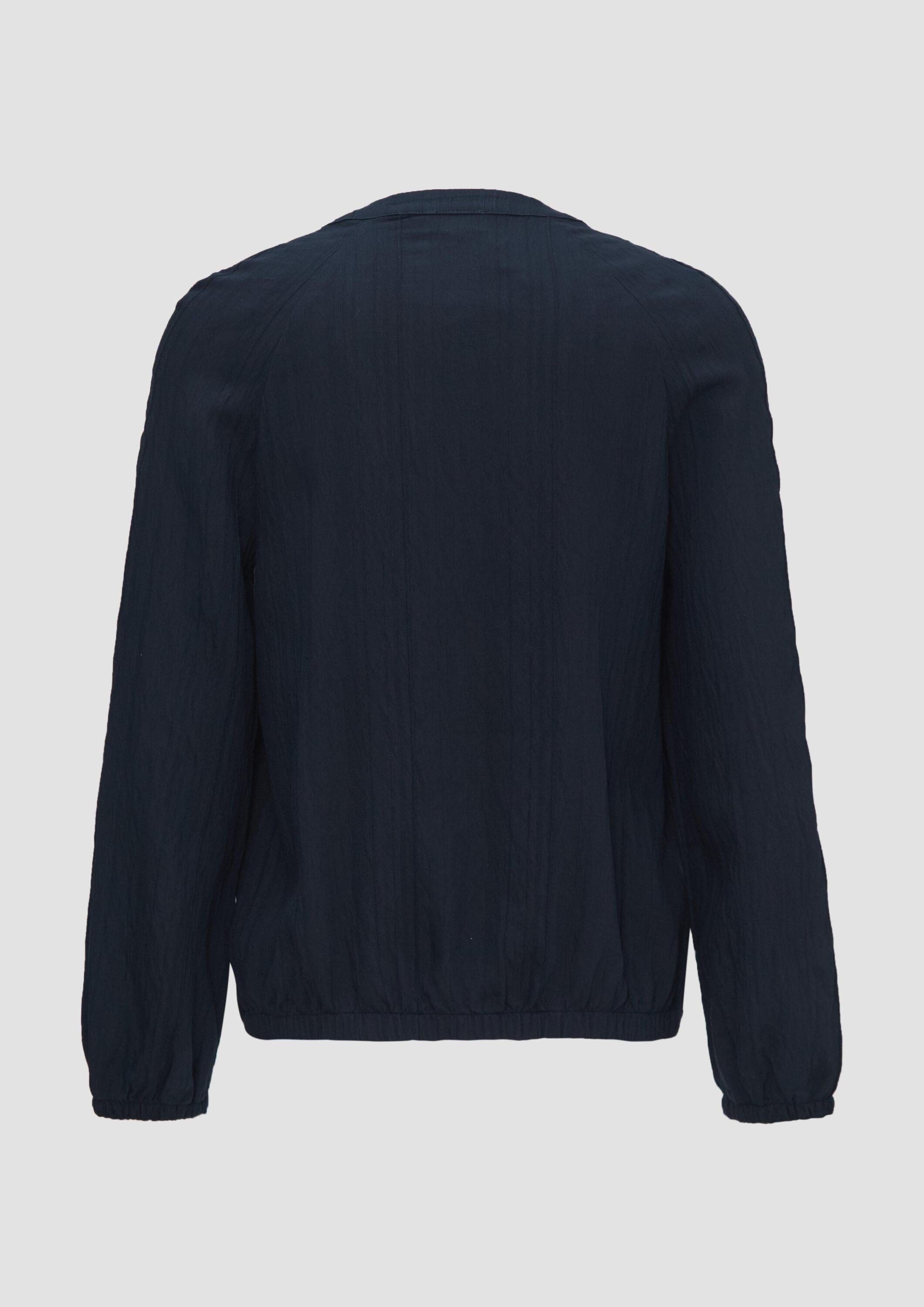 s.Oliver Langarmbluse Bluse Bluse mit Strukturstreifen