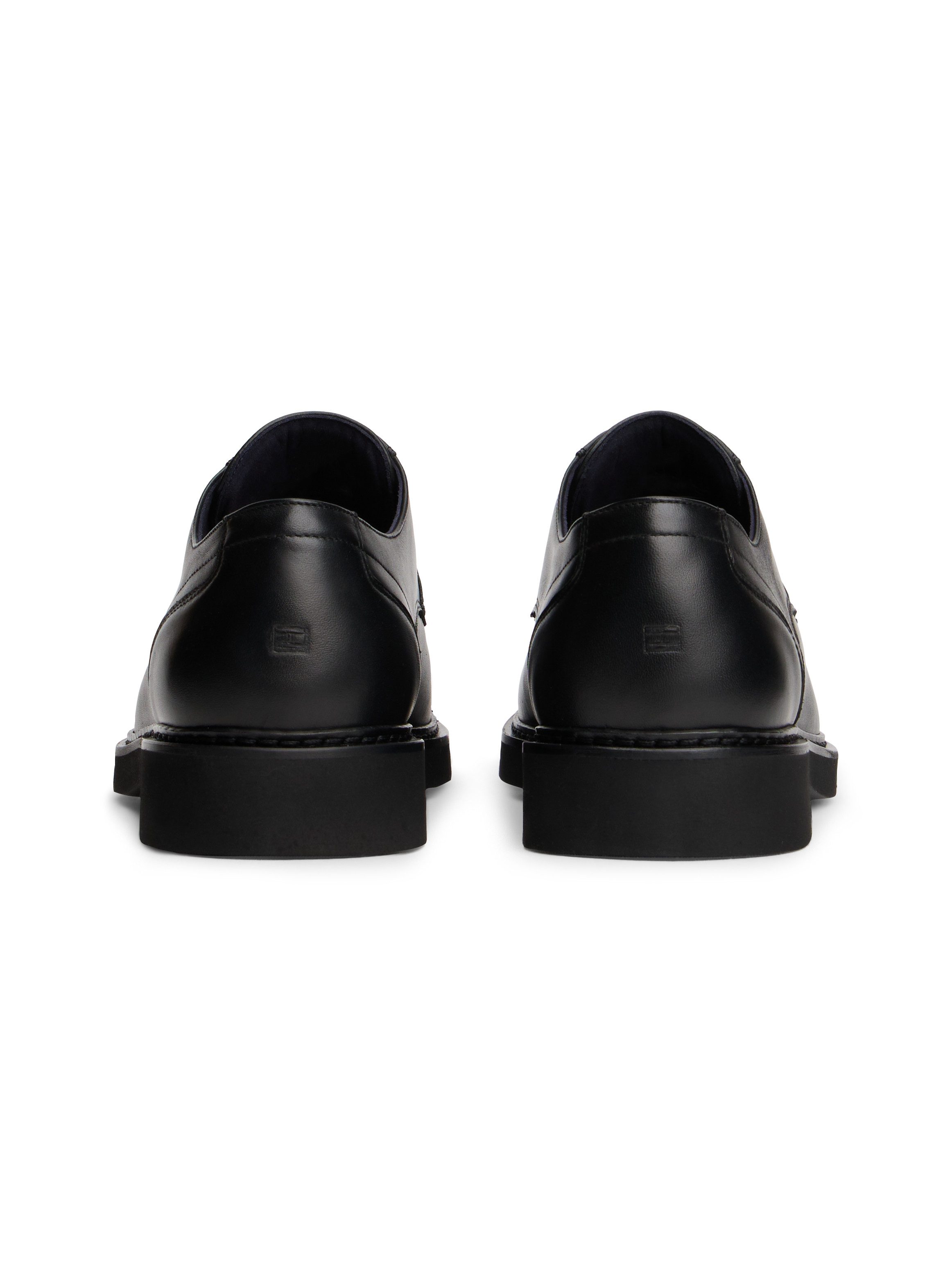 Tommy Hilfiger HILIFGER ULTRA LIGHT LTH SHOE Schnürschuh, Blockabsatz, Businessschuh, Abendschuh mit dezenten Ziernähten