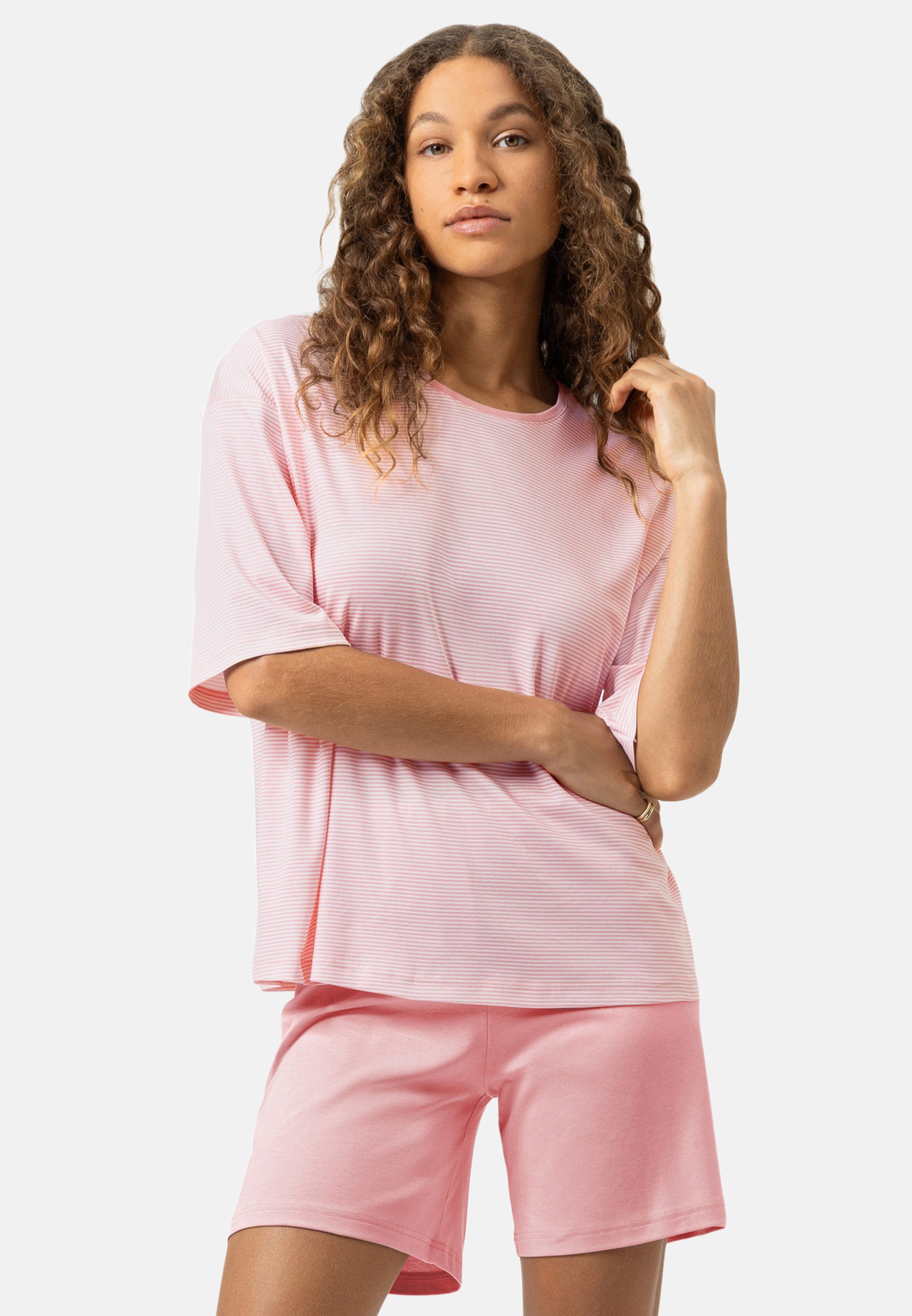 Mey Pyjama Simple Stripes (Set, 2 tlg) Schlafanzug - Baumwolle - Atmungsaktiv