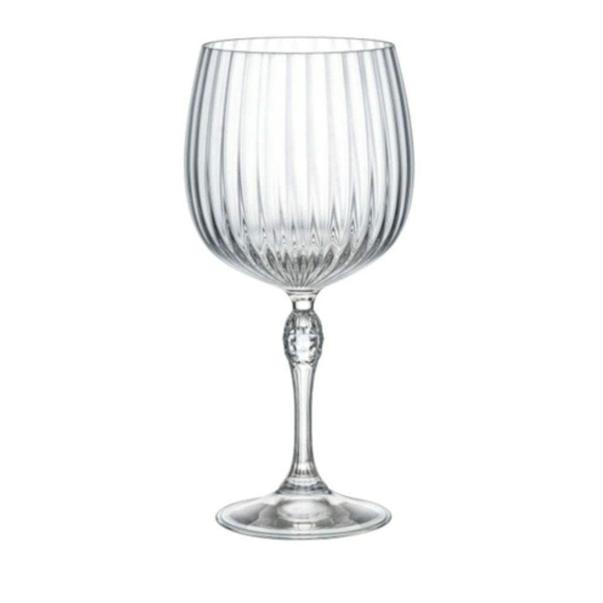 Bigbuy Glas Gin Tonic-Gläsersatz America20s 6 Stück Glas 745 ml, Glas
