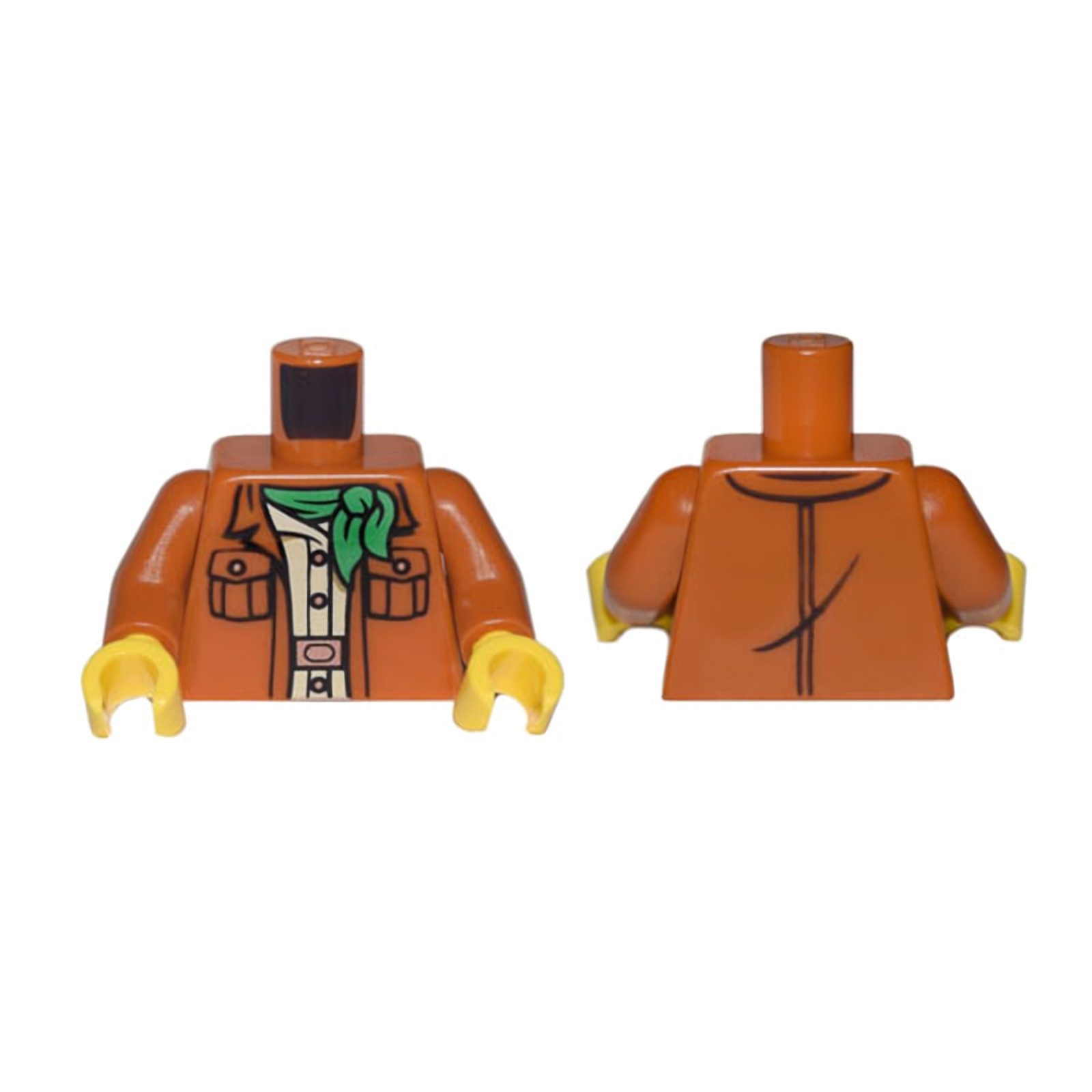 LEGO® LEGO dunkles Orange Torso Jacket (973pb4185c01) – neu Spielbausteine