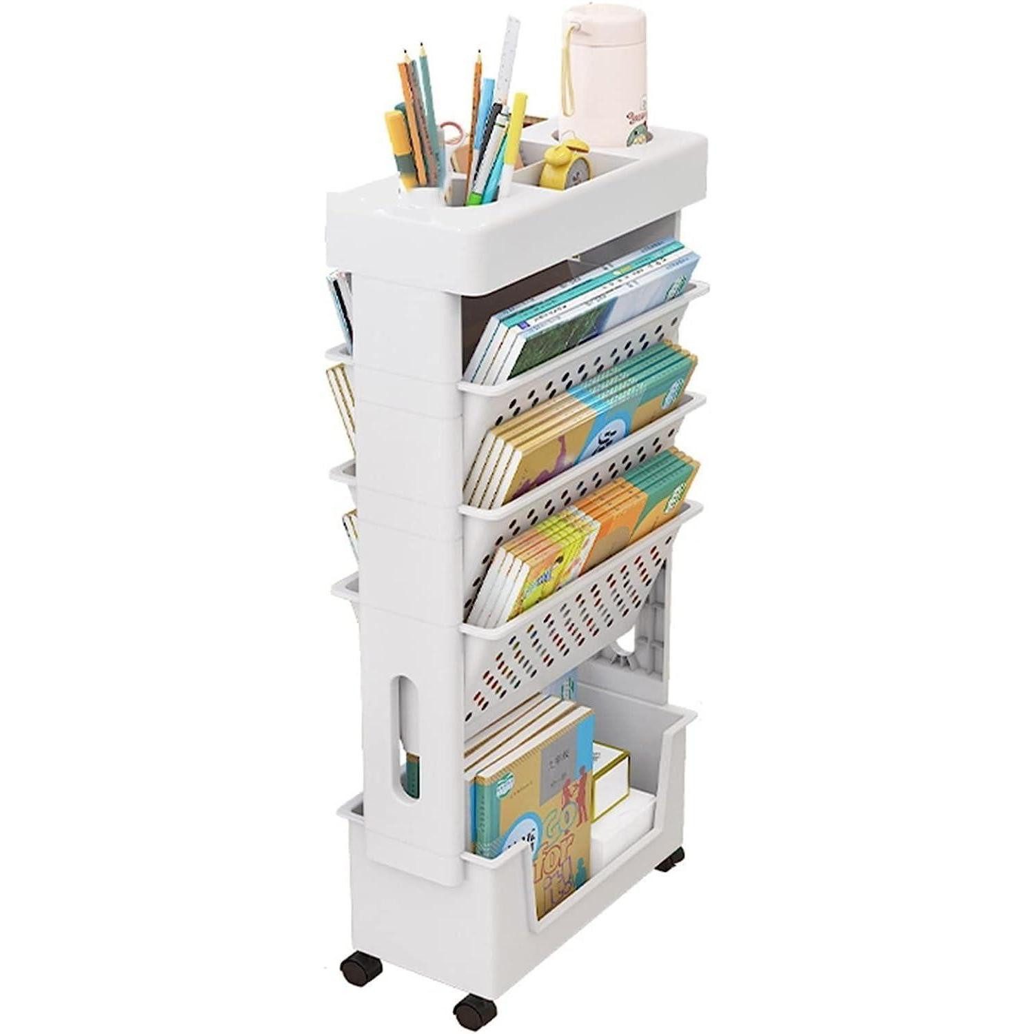 LuxusKollektion Regalwagen Rollwagen Bücherregal mobil, 1-tlg.