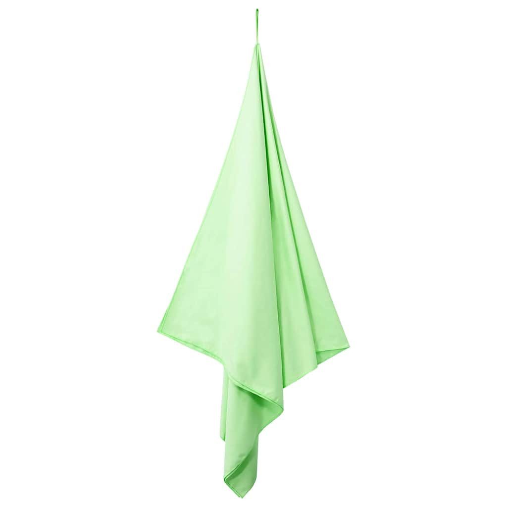 vidaXL Handtuch Sporthandtücher 2 stk. Grün 200 x 100 cm, Polyester und Polyamid (2-St)