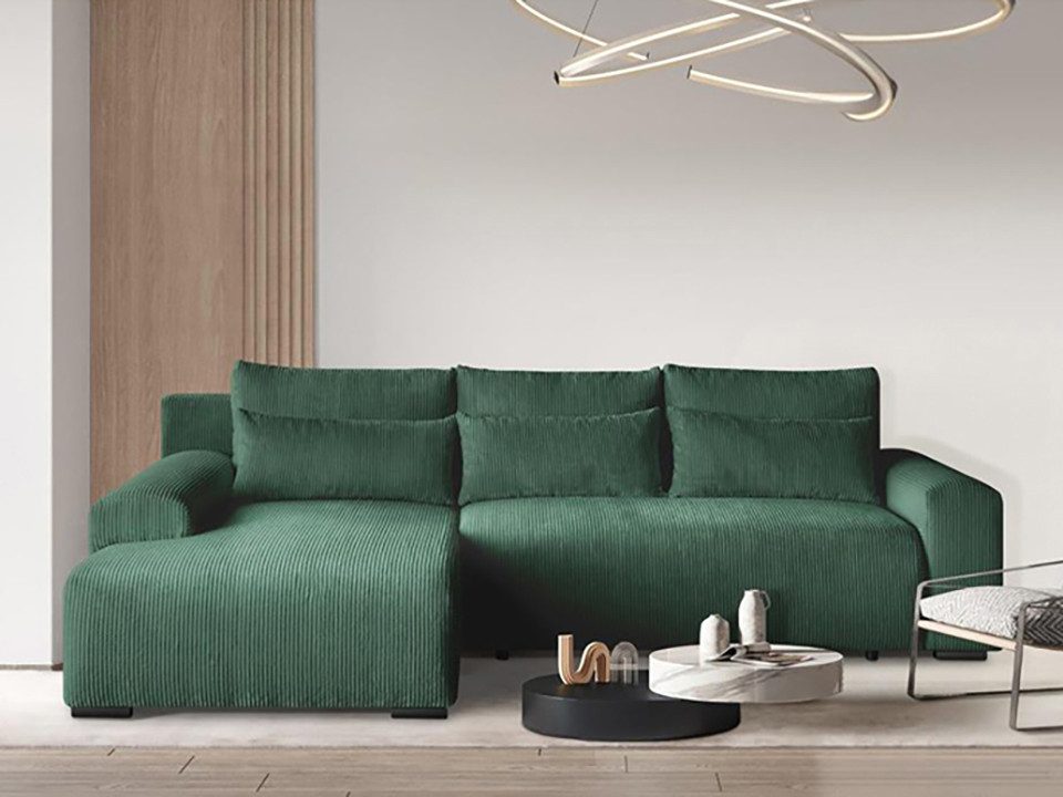 Beautysofa Ecksofa Benny, mit Schlaffunktion, Bettkasten, günstig online kaufen