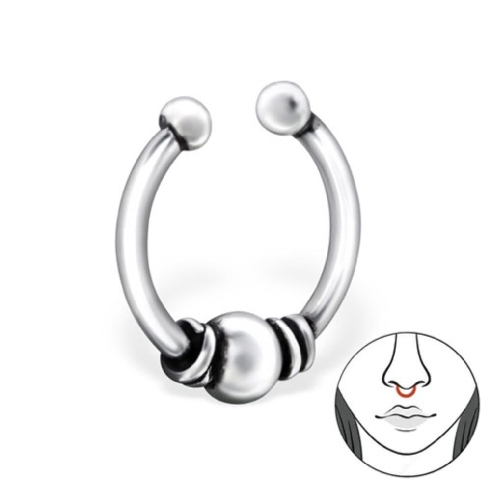 Order & Smile Schmuck Nasenpiercing Fake Nasenring Klemmring Septum Piercin günstig online kaufen