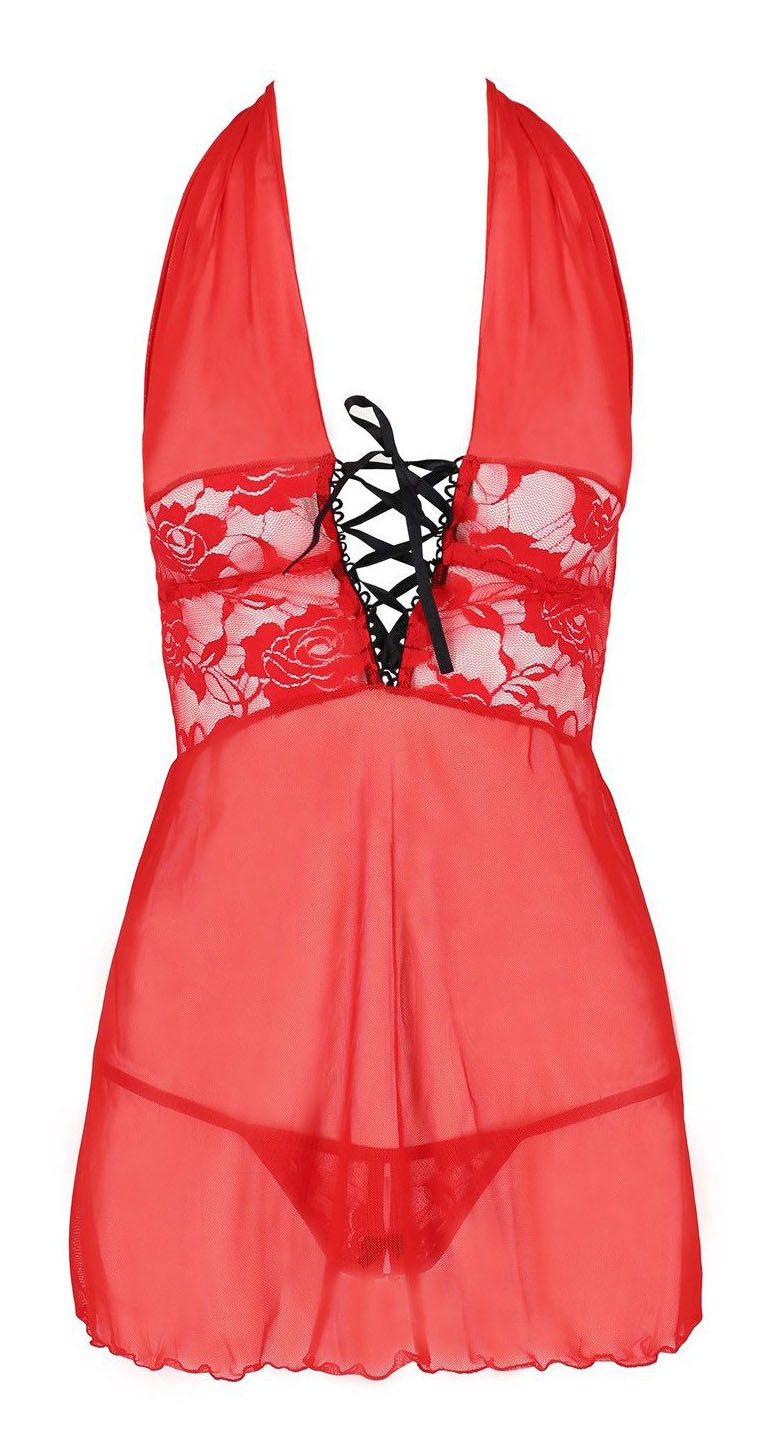 Avanua Negligé verführerisches Nachtkleid, Chemise