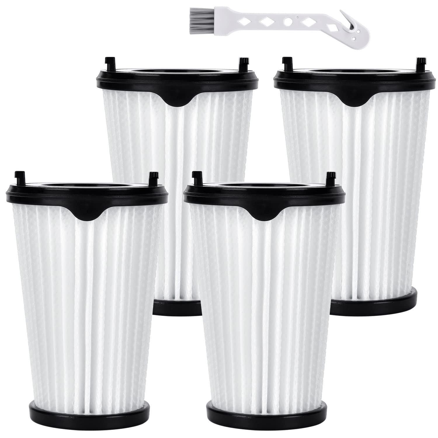 FOUORTUNATE-BEE Ersatzfilter 4 Stück Ersatzfilter Filter Ersatzteile für alle Modelle AEG, Zubehör für für CX7-2 Classic x flexibility Ergorapido Akku Handstaubsauger, Filterset für AEG CX7-2 & QX8 Animal x Power