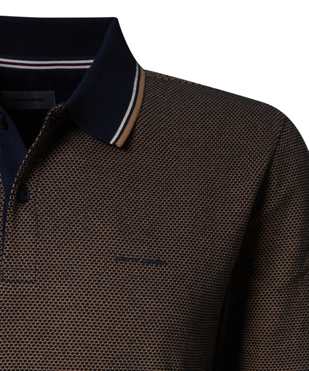 Pierre Cardin Langarm-Poloshirt 1/1 PoloKN in Struktur-Optik