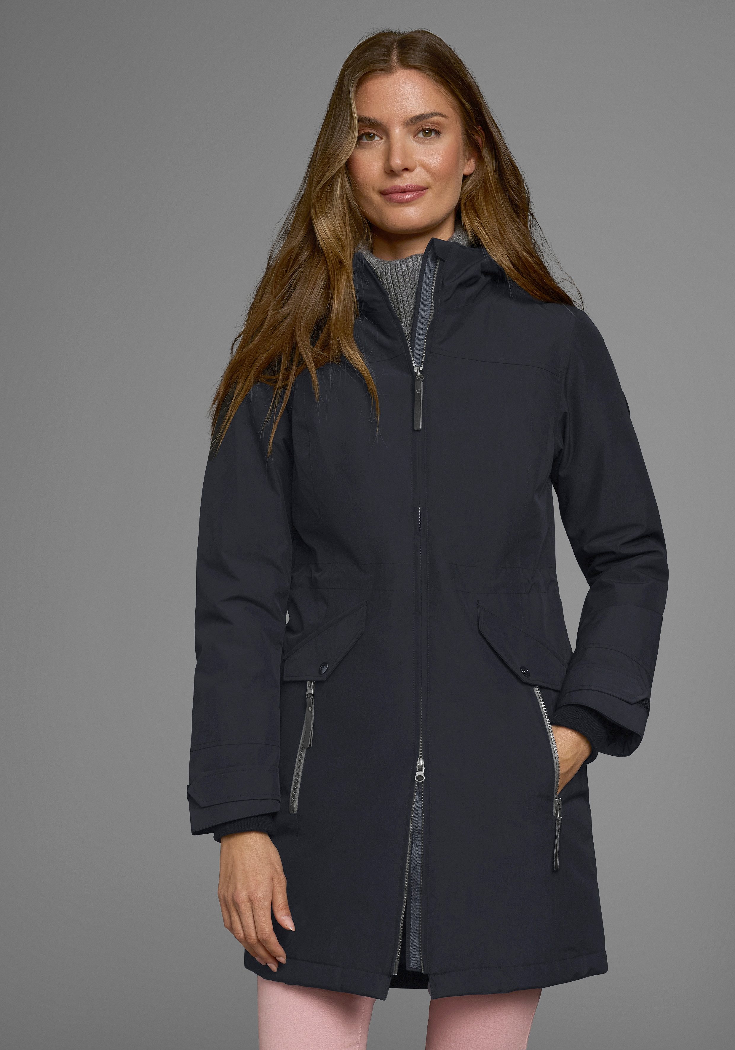 Polarino Funktionsparka wasserdicht, atmungsaktiv & winddicht. Wassersäule günstig online kaufen