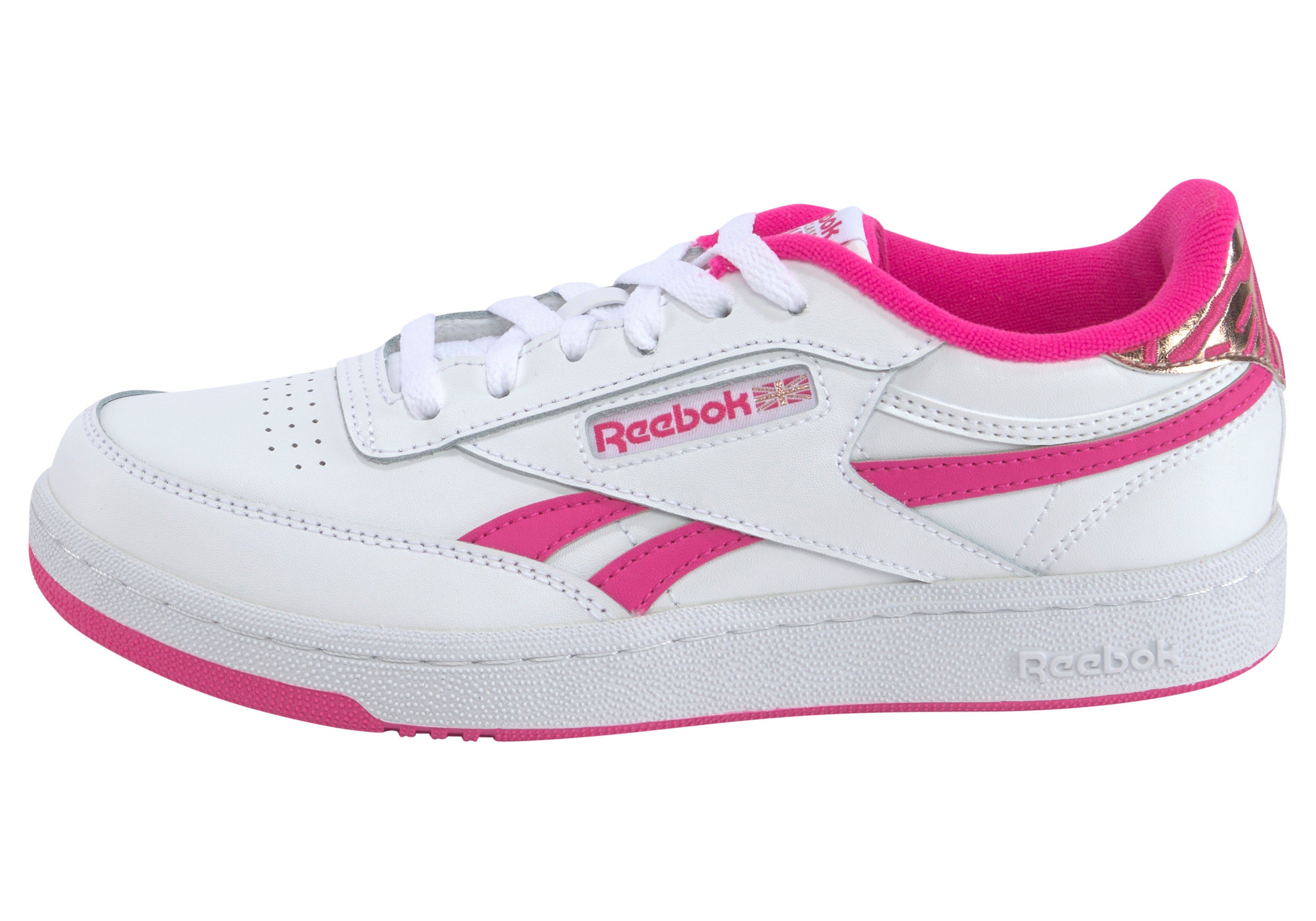 Sneaker C Classic Reebok weiß-pink CLUB REVENGE