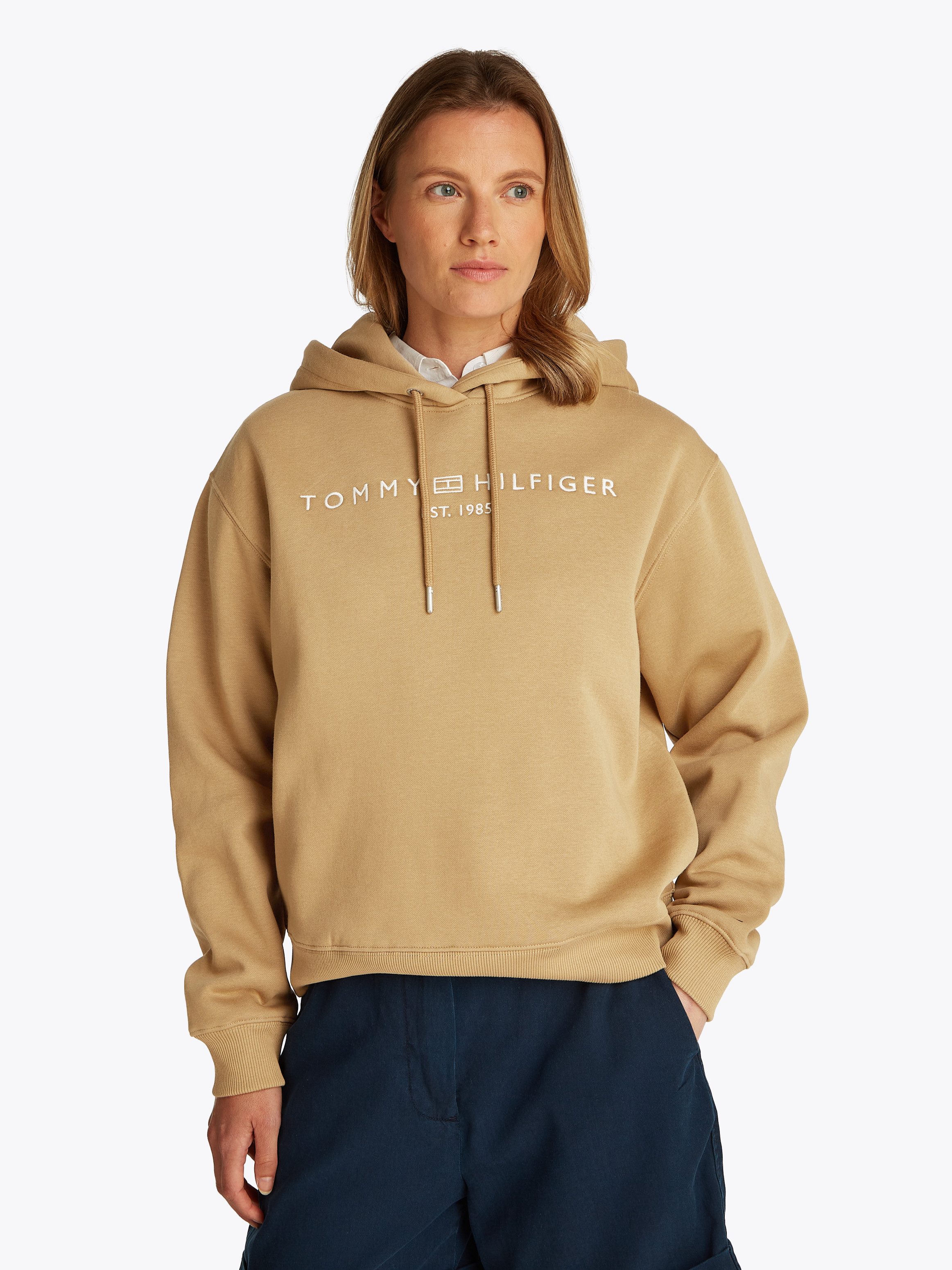 Tommy Hilfiger Kapuzensweatshirt MDRN REG CORP LOGO HOODIE mit gesticktem L günstig online kaufen