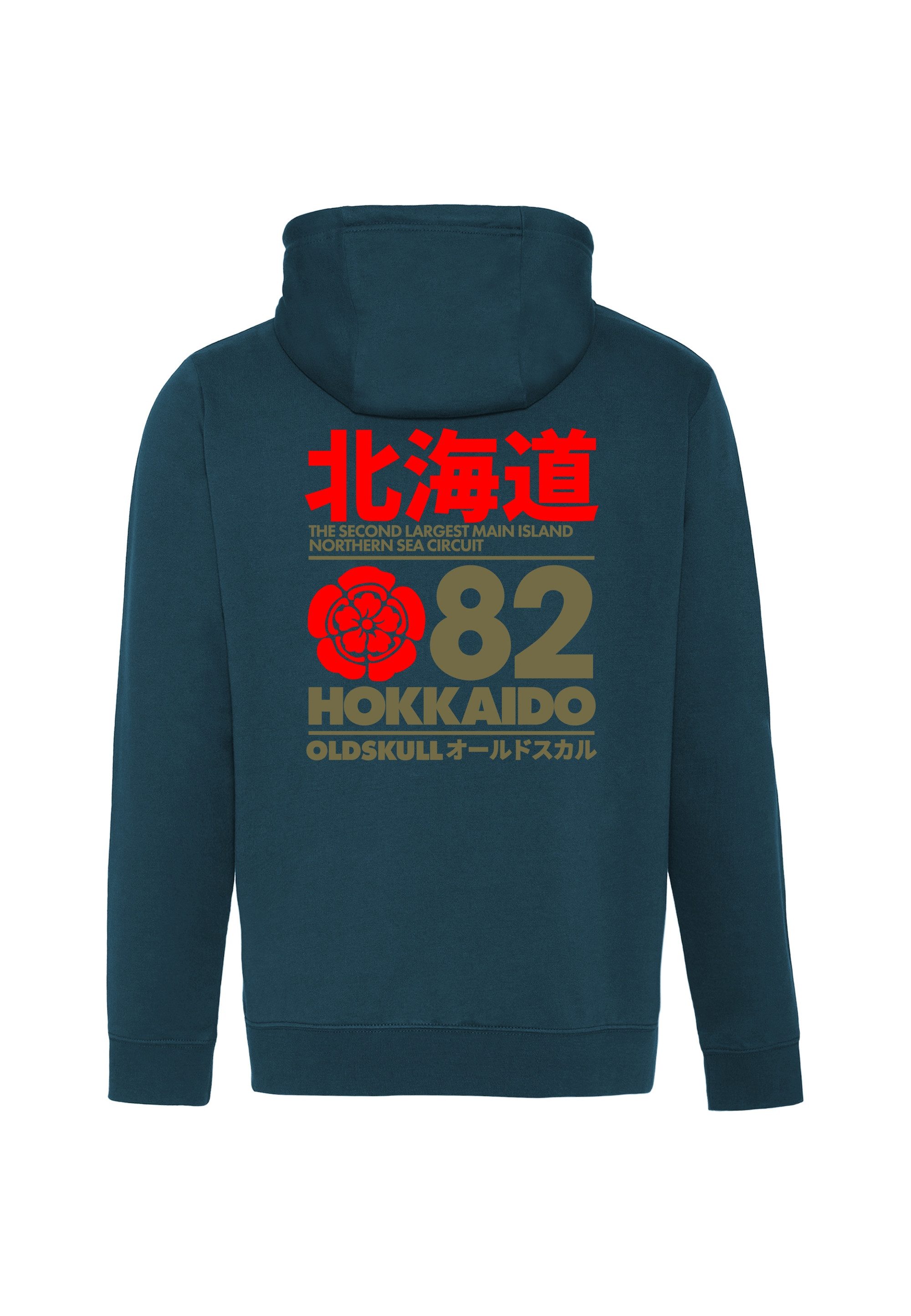 Oldskull Sweatjacke Retro Japan Island (1-tlg) mit coolem Hokkaido ´82-Prin günstig online kaufen