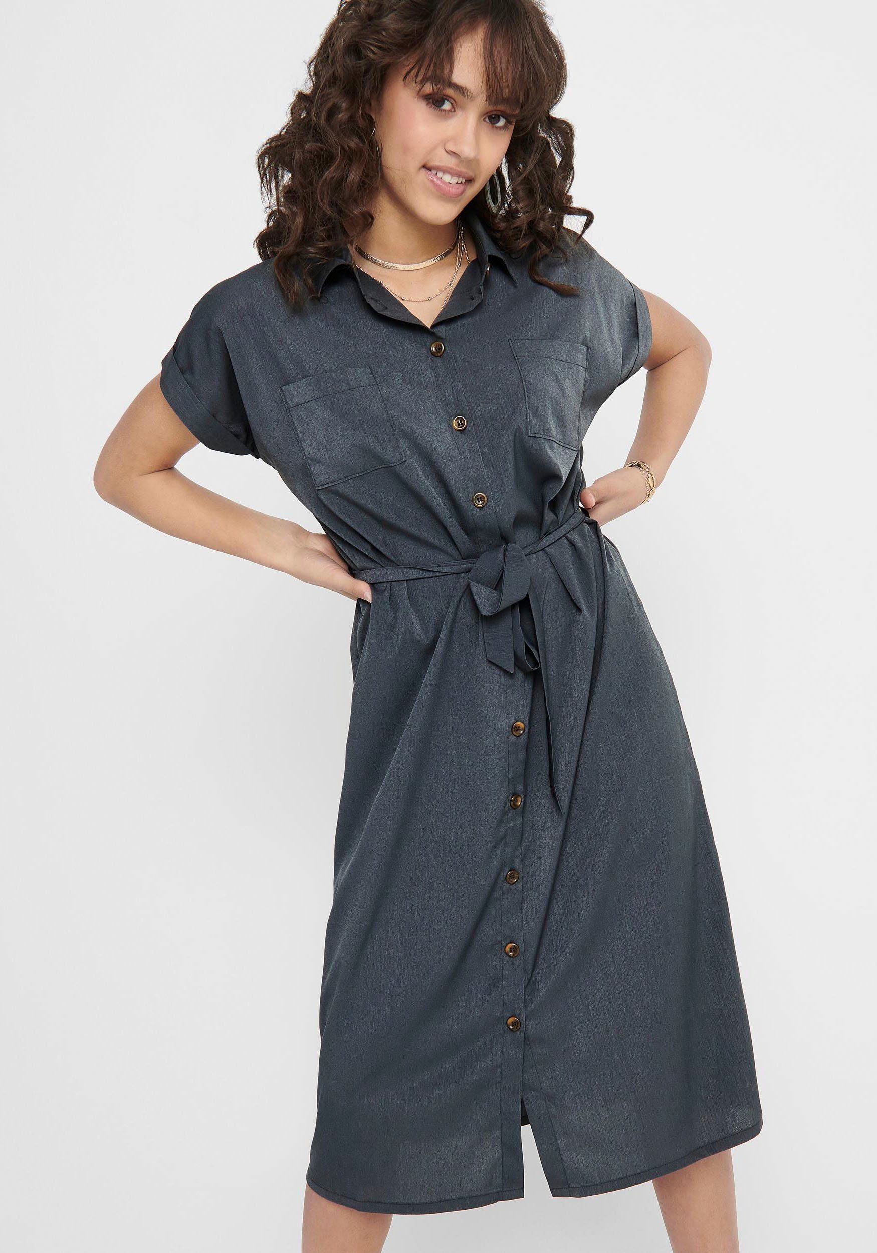 ONLY Hemdblusenkleid ONLHANNOVER S/S SHIRT DRESS NOOS WVN