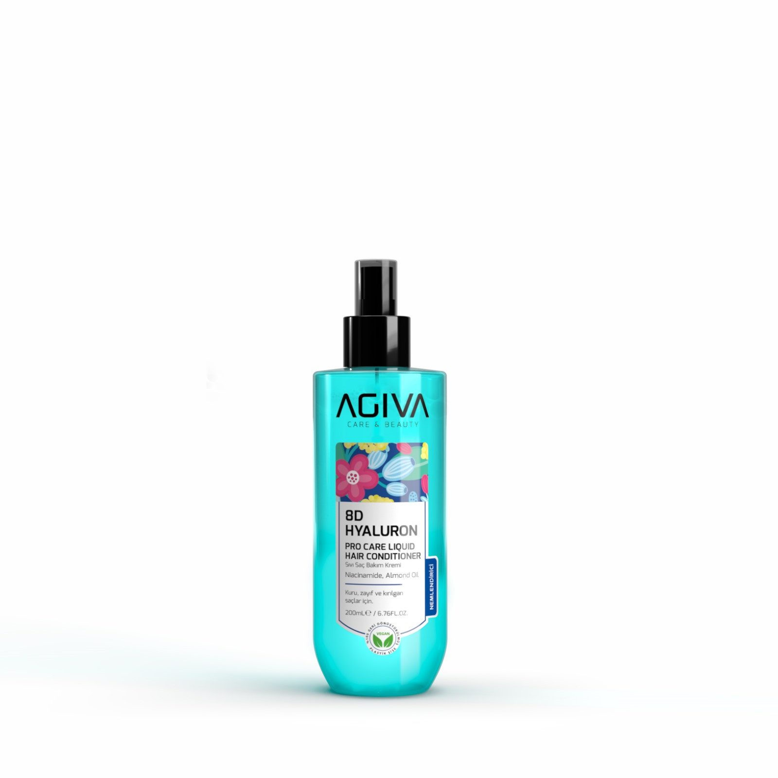 AGIVA Professional Haarcreme PRO CARE 8D Hyaluron Haarliquid Conditioner 200ml (VEGAN), 1-tlg.