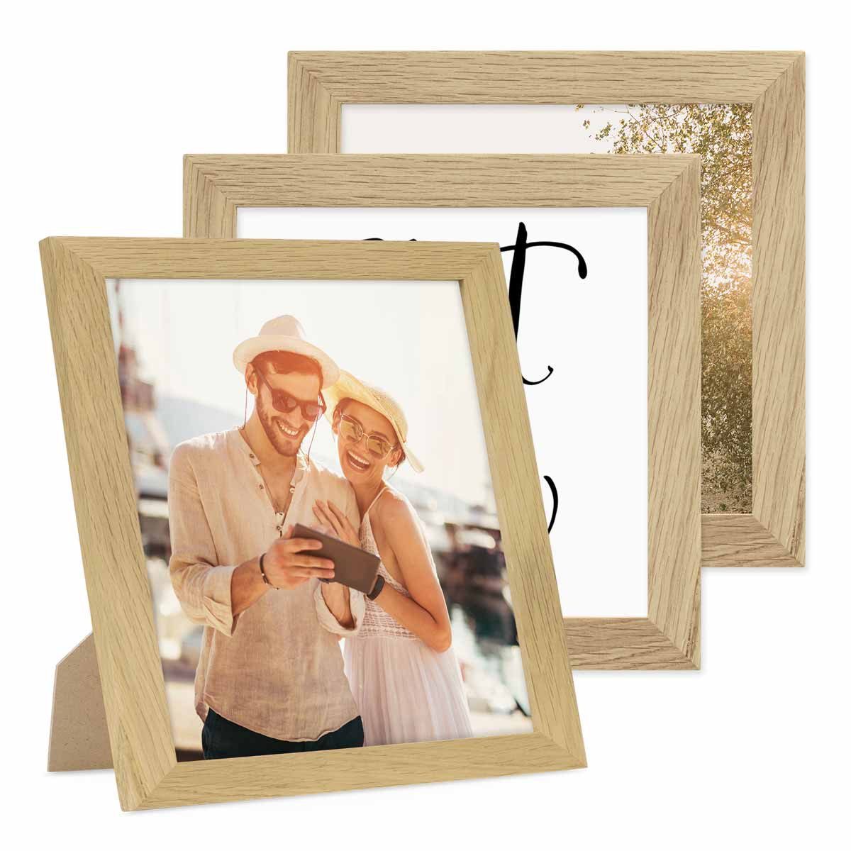 PHOTOLINI Bilderrahmen 3er Set breite Rahmen, günstig online kaufen