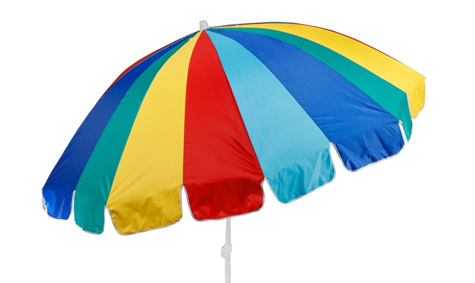 Sonnenschirm mit Knickgelenk,Metall,Strandschirm Regenbogen,Sonnen Strand Schirm 
