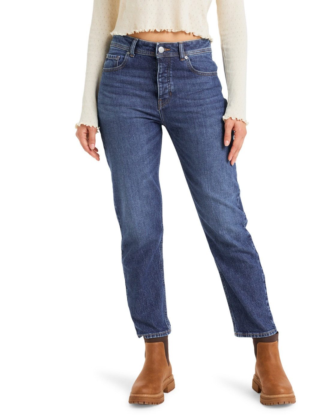 Roxy Relax-fit-Jeans Patti Straight Mid
