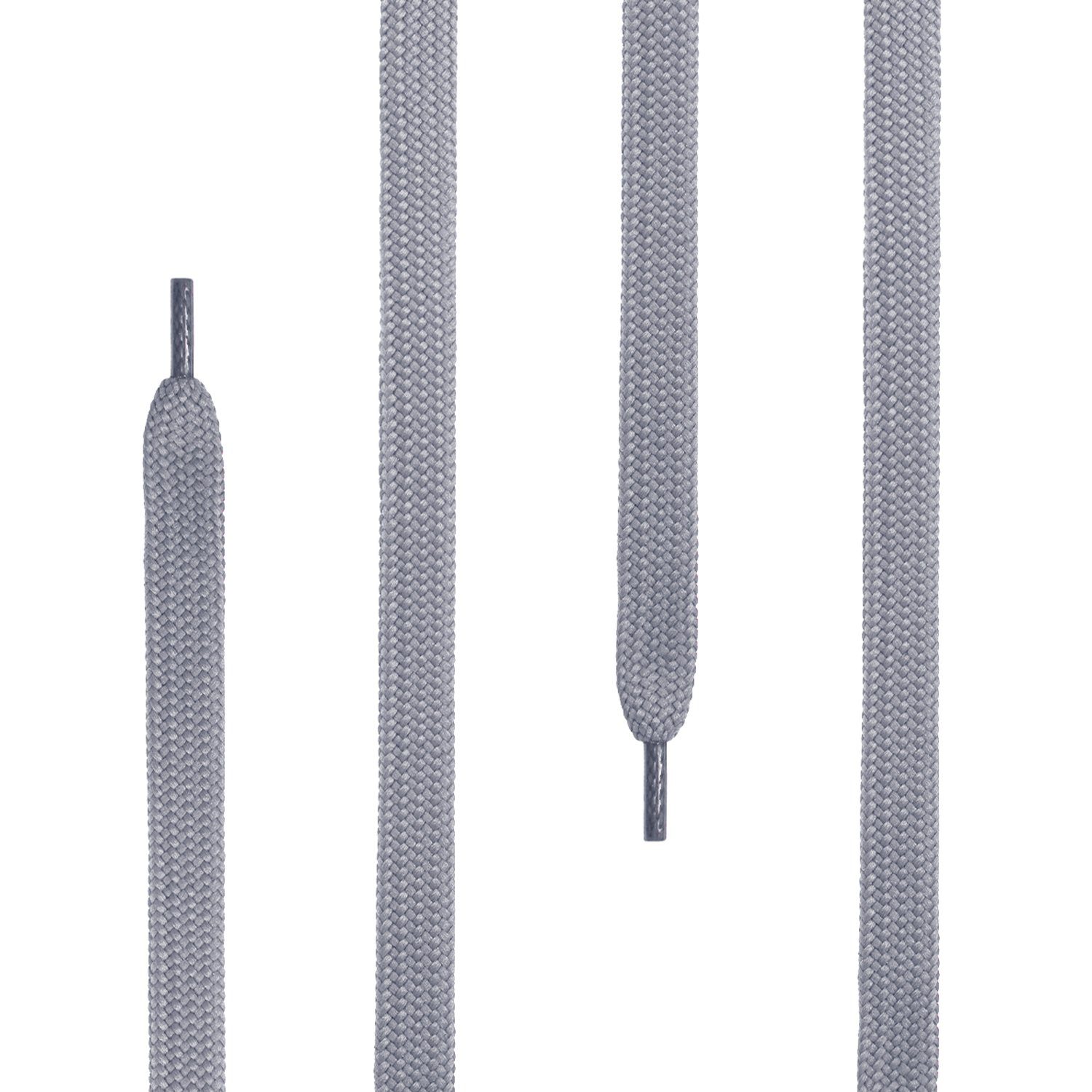 Mount Swiss Schnürsenkel 2 Paar flache SCHNÜRSENKEL 12mm breit für Sneaker und Sportschuhe -