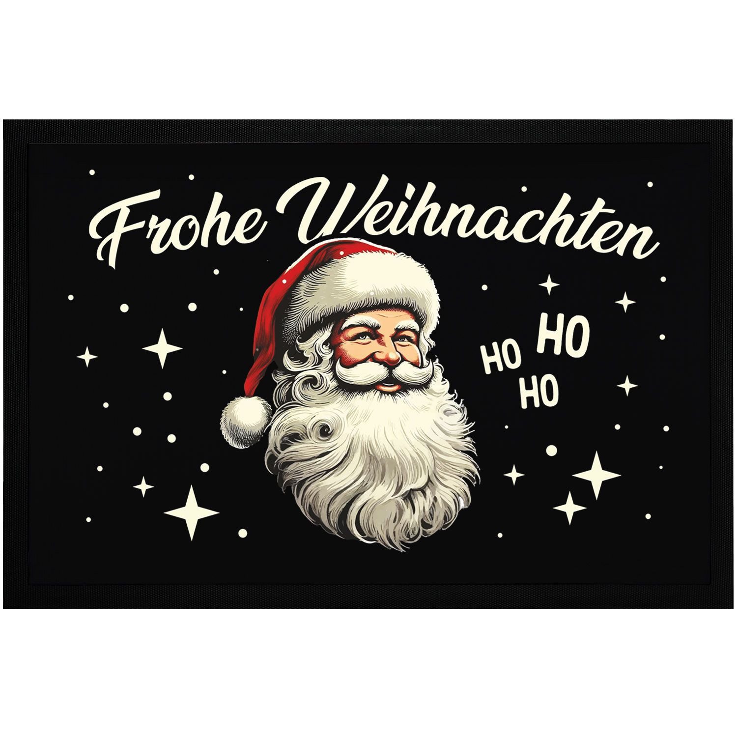 MoonWorks Fußmatte Fußmatte Frohe Weihnachten Santa Claus Weihnachtsmann Re günstig online kaufen