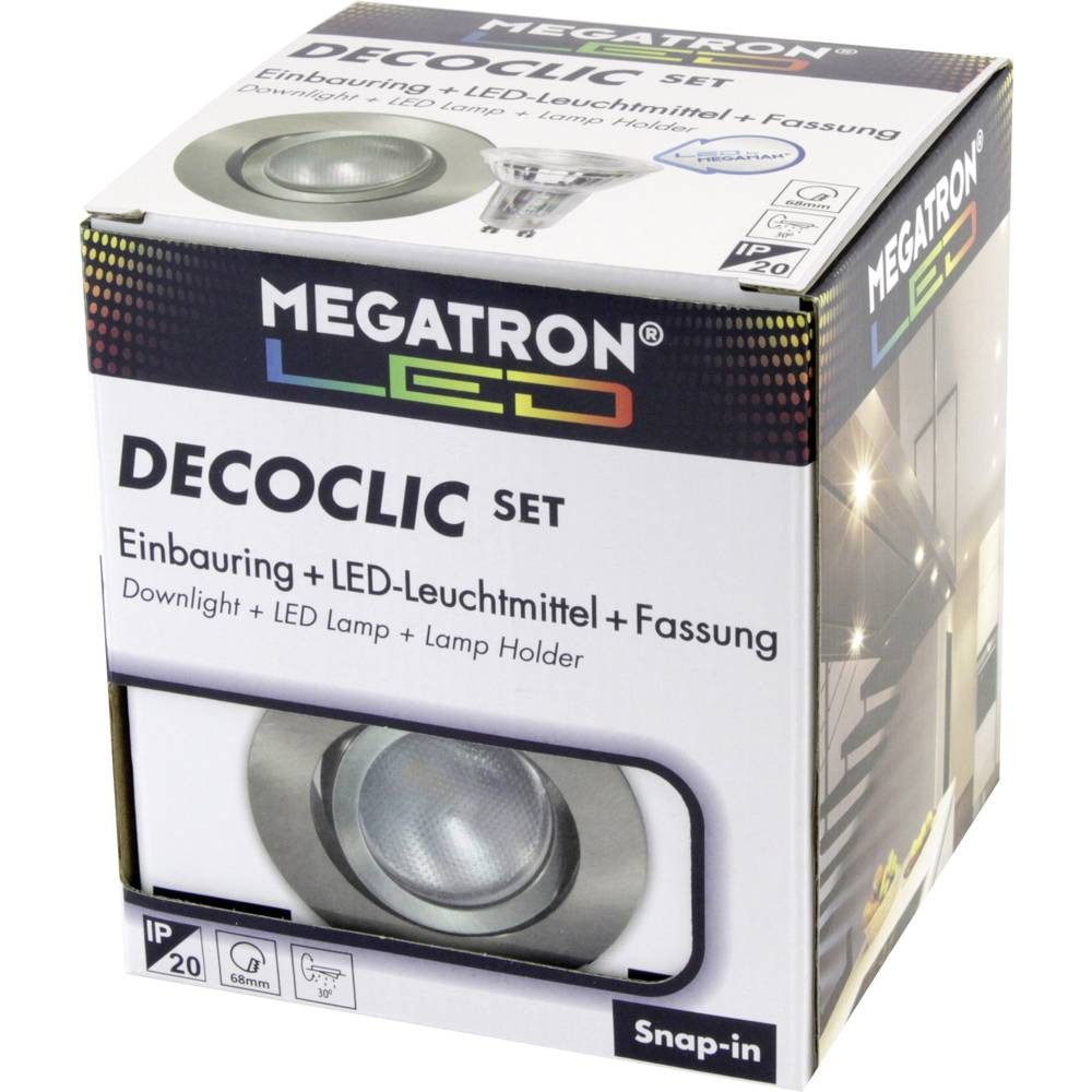 Megatron LED Einbauleuchte Einbauleuchte Decoclic MT75403, Schwenkbar