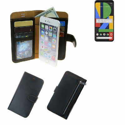 K-S-Trade Handyhülle für Google Pixel 4 XL, Schutz Hülle Klapphülle Case Phone cover Slim Handytasche Handy