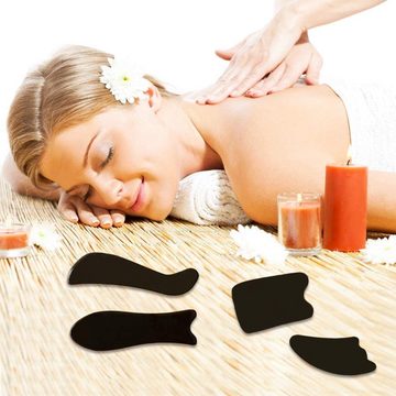COOL-i ® Massagegerät, Büffelhorn Gua Sha Werkzeugset, Massagegeräte