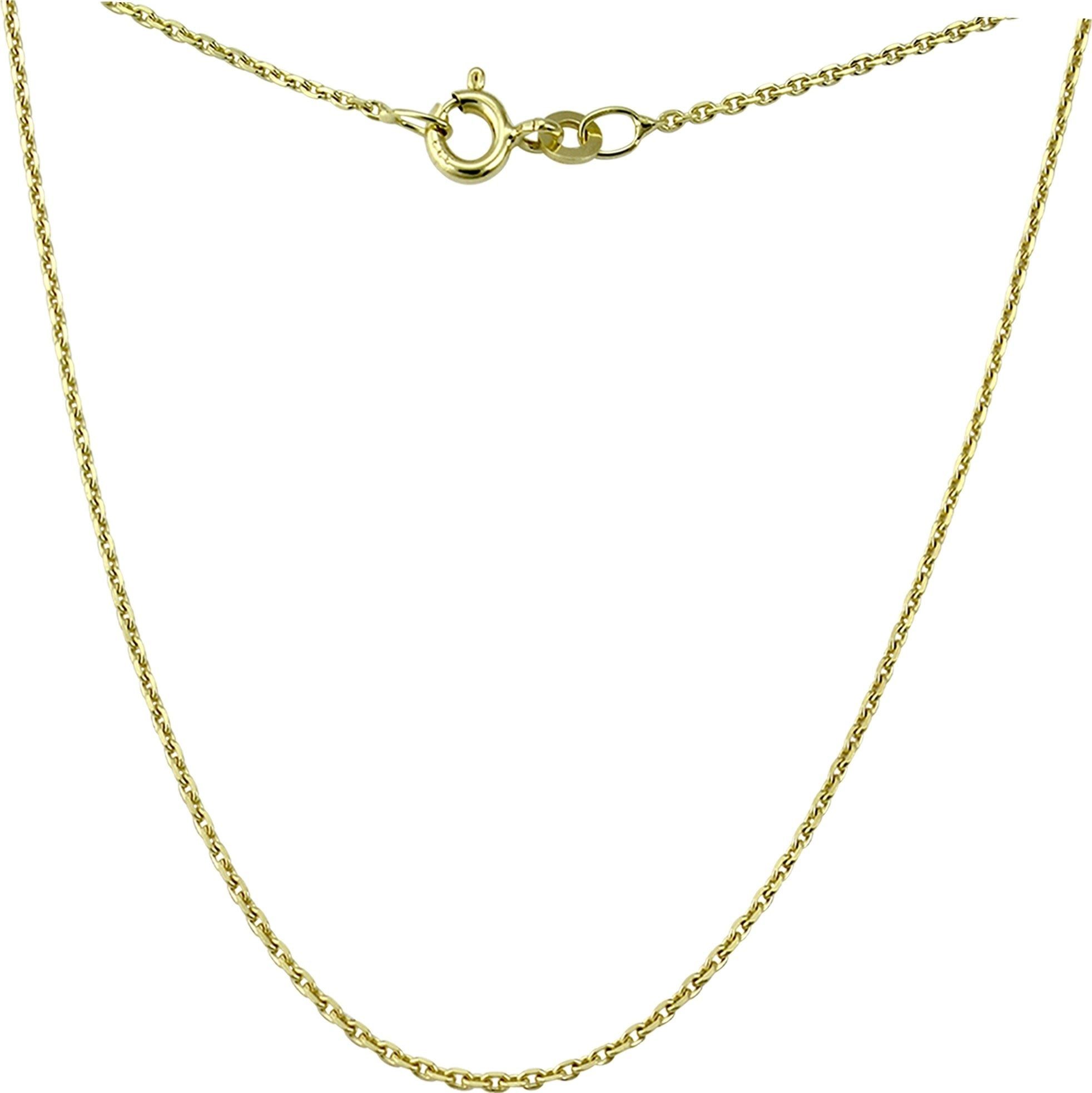 GoldDream Goldkette GoldDream Damen Colliers Halskette 60cm (Colliers, Collier), Damen Colliers Halskette 60cm, 333 Gelbgold - 8 Karat, Farbe: goldfarb