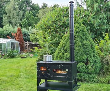 ECOfoxx Grillkamin Gartenherd ELISE-XL - Notkocher