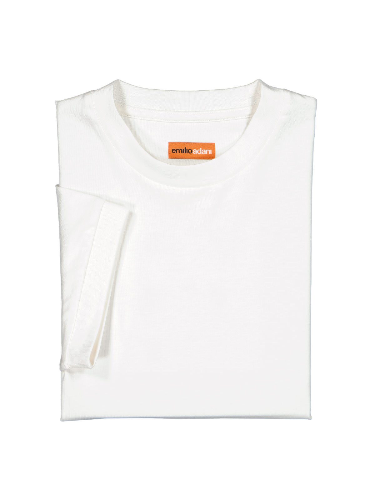 emilio adani T-Shirt Herren T-Shirt "My Favorite", Reinweiss