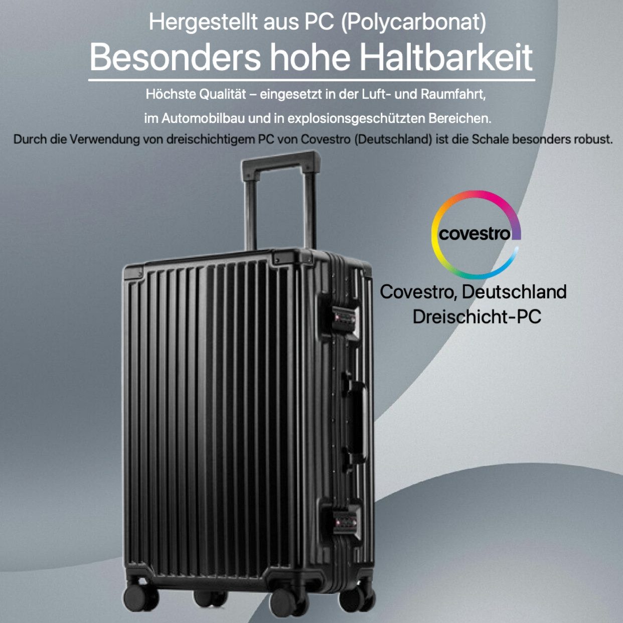 Super Solu Hartschalen-Trolley Alu-Rahmen Hartschalenkoffer 28 Zoll aus PC günstig online kaufen