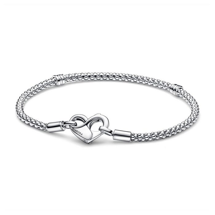 Pandora Perlenarmband Pandora Armband Studded Chain 592453C00-17 Silber