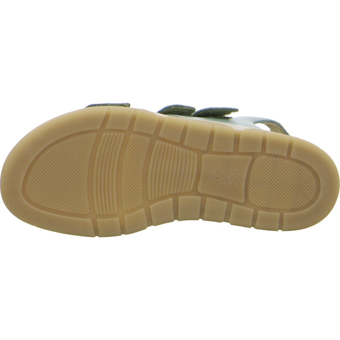 Ara Nature 047899 Schuhe, - Ara Sandalette grün Glattleder Sandalette